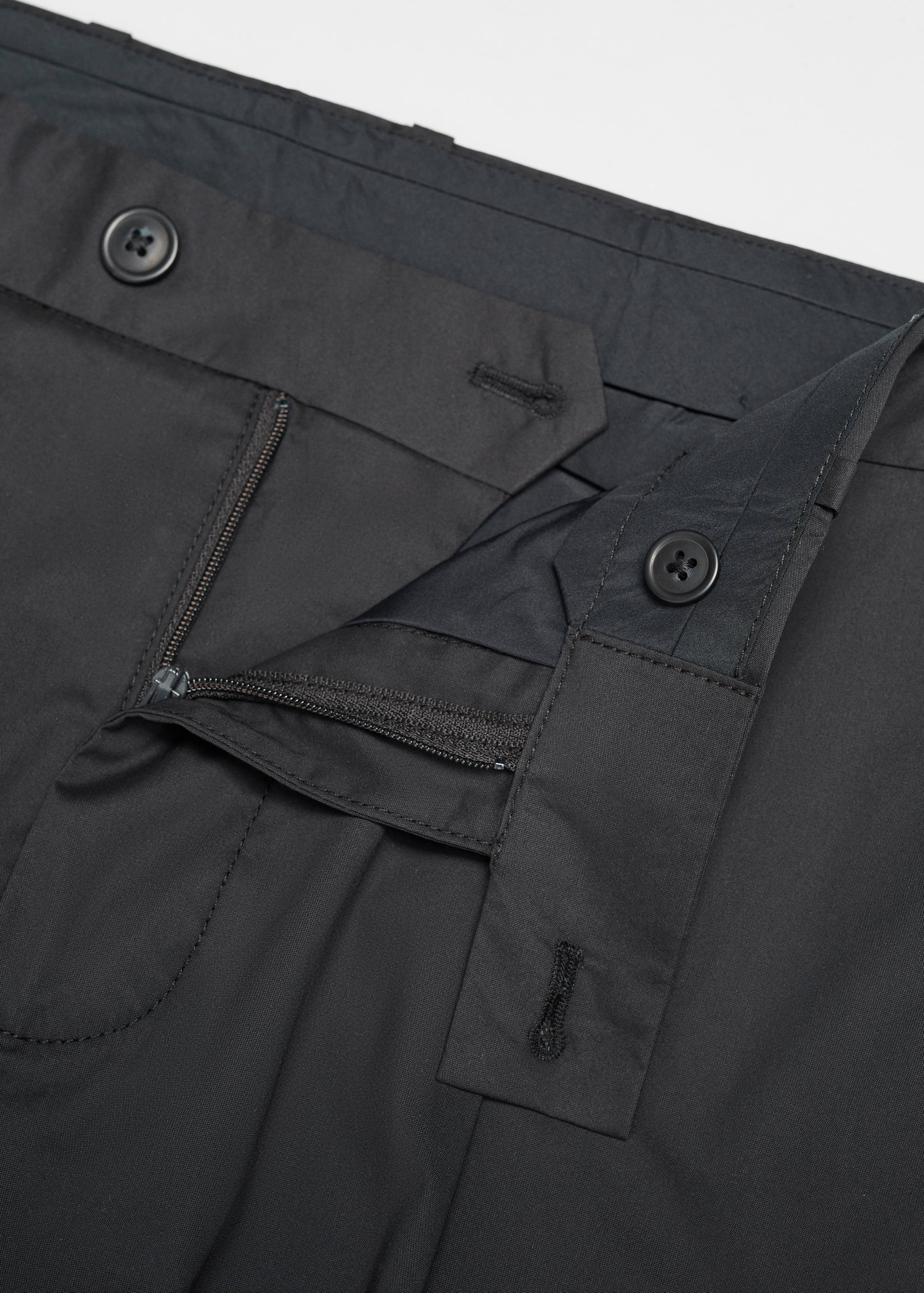 Pantalon coton slim-fit pinces - Détail de l'article 8