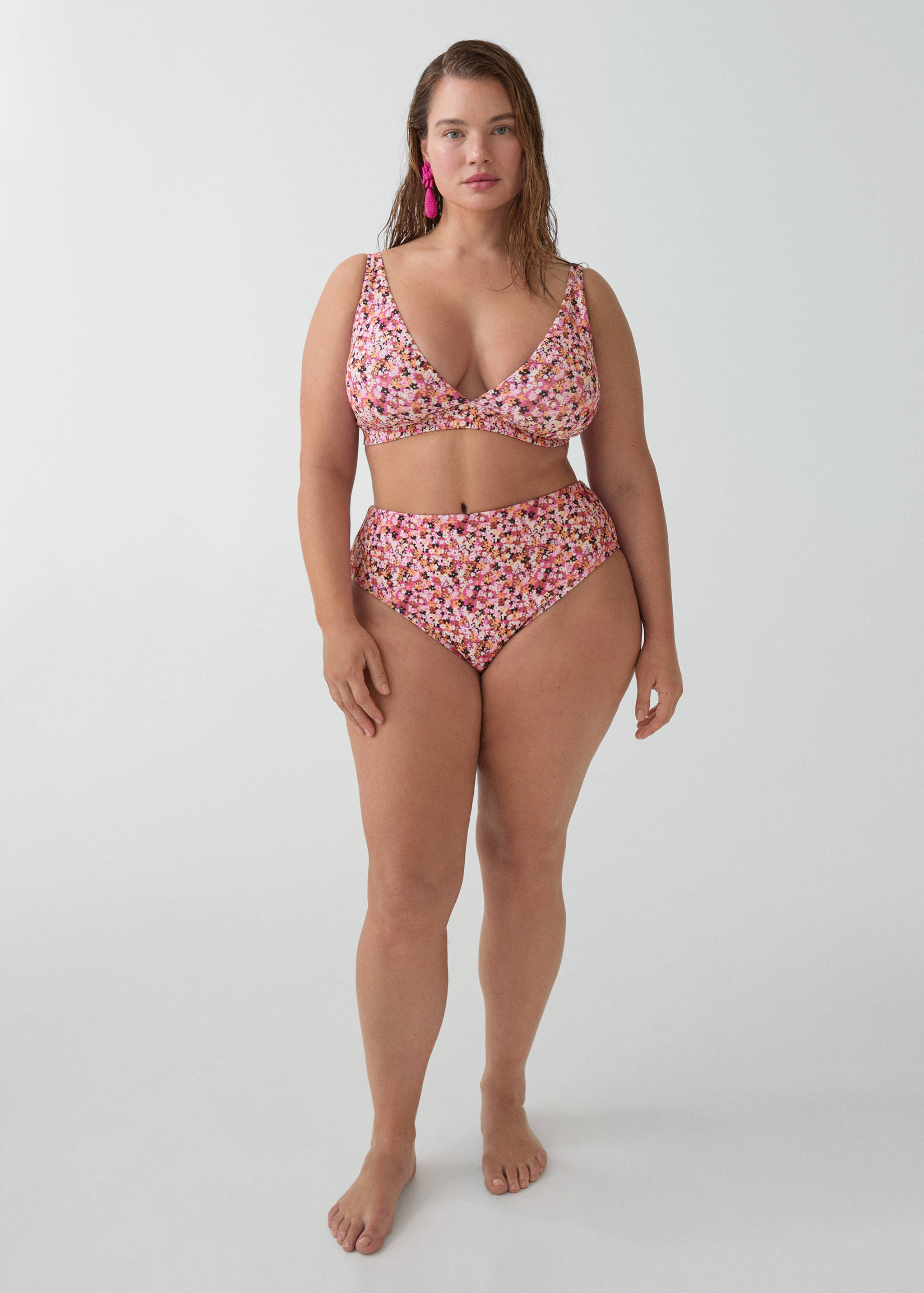Braguita bikini floral tiro alto - Detalle del artículo 3