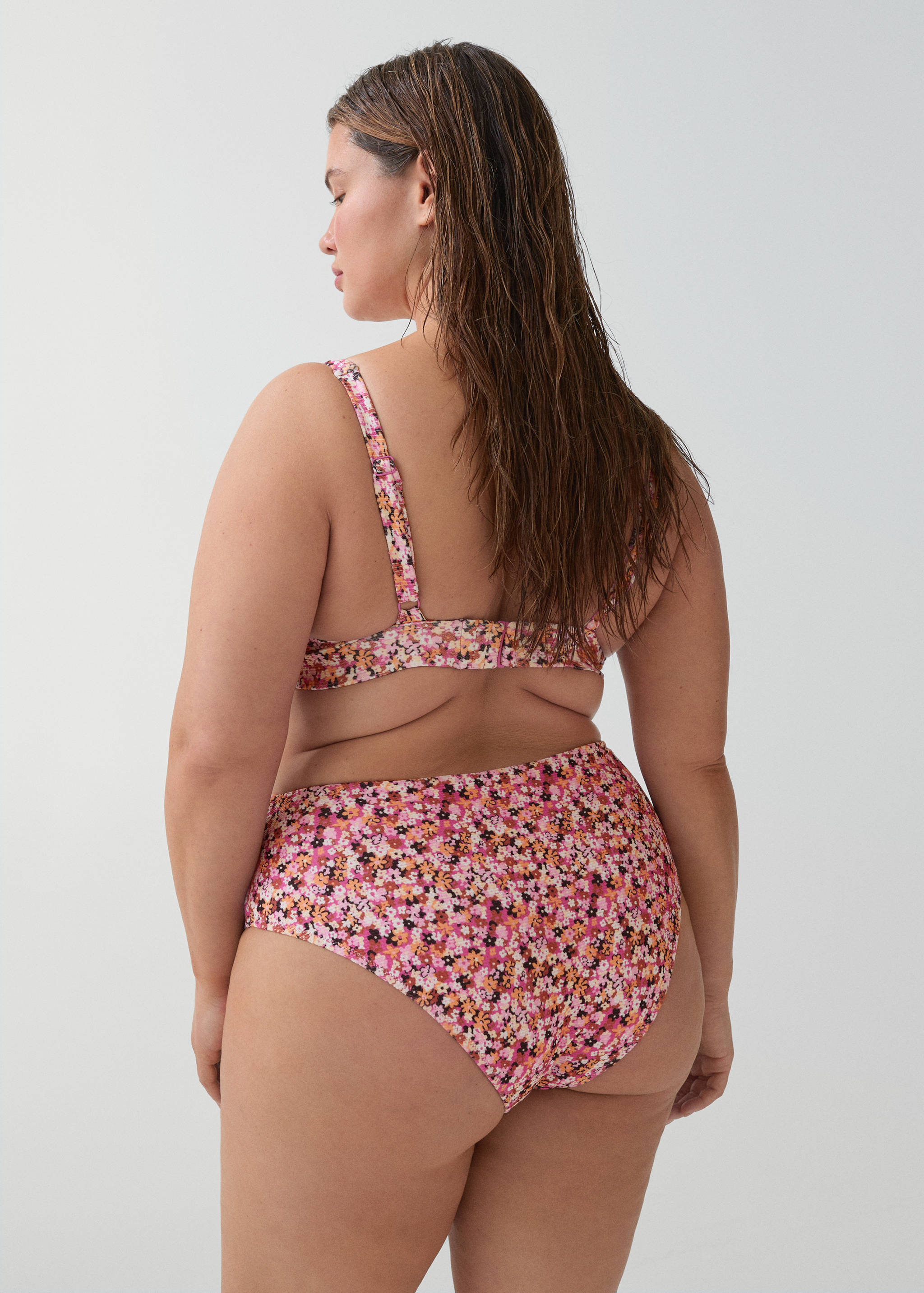 Braguita bikini floral tiro alto - Detalle del artículo 4