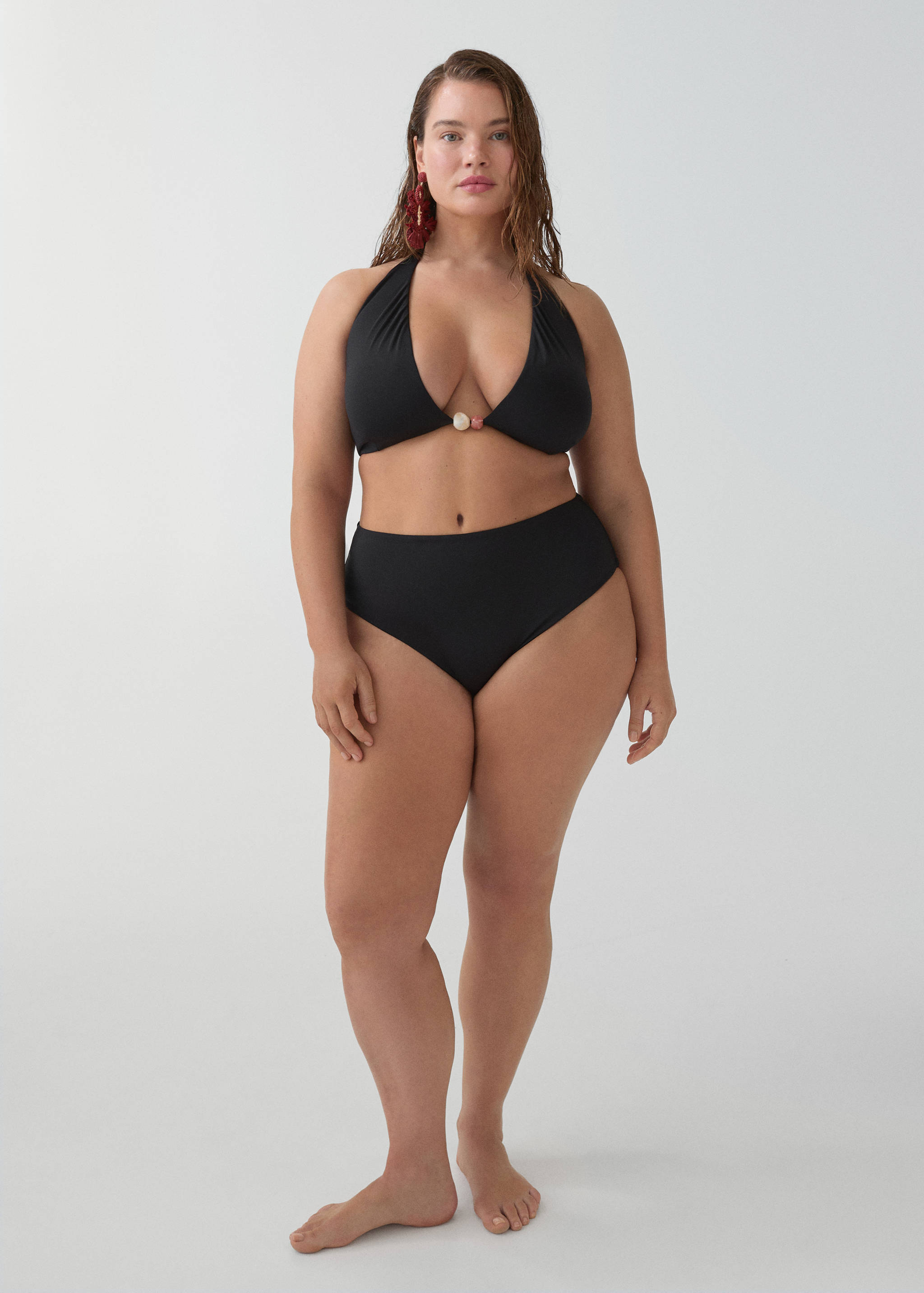 High-waist bikini bottoms - Details of the article 3