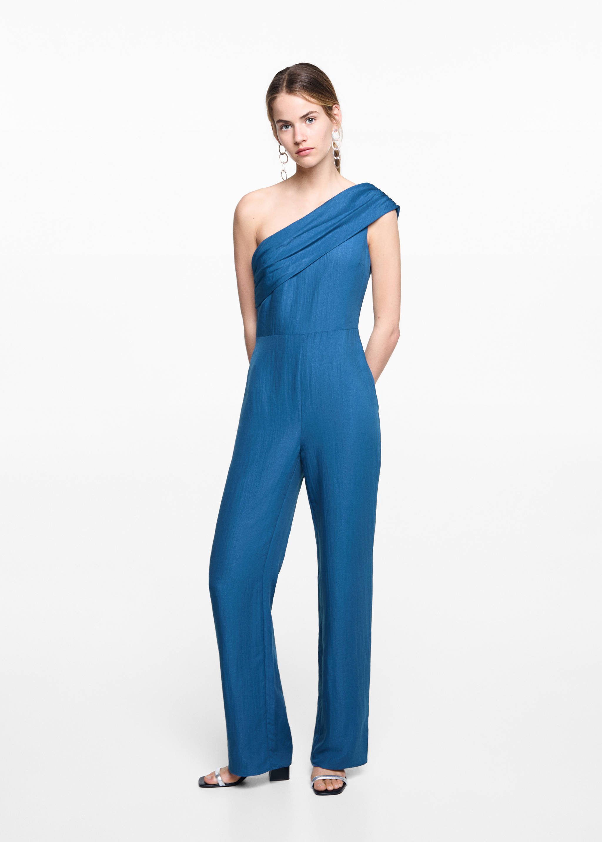 Asymmetric long jumpsuit - General plane