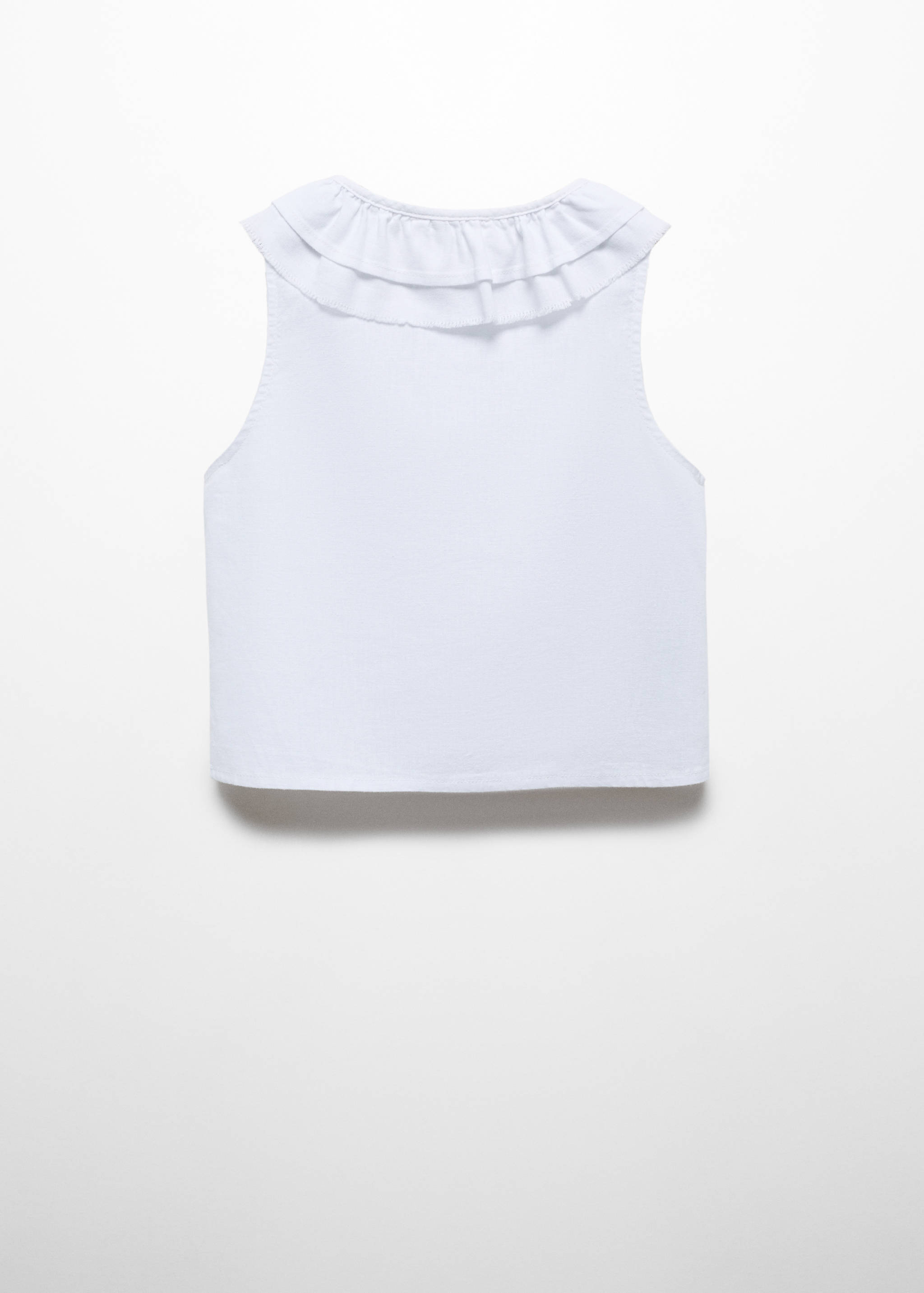 Blouse lin à boutons - Verso de l’article