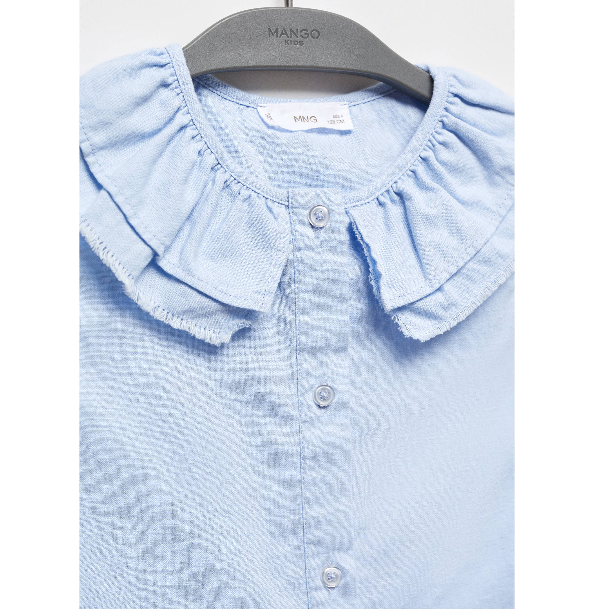 Blouse lin à boutons - Détail de l'article 8