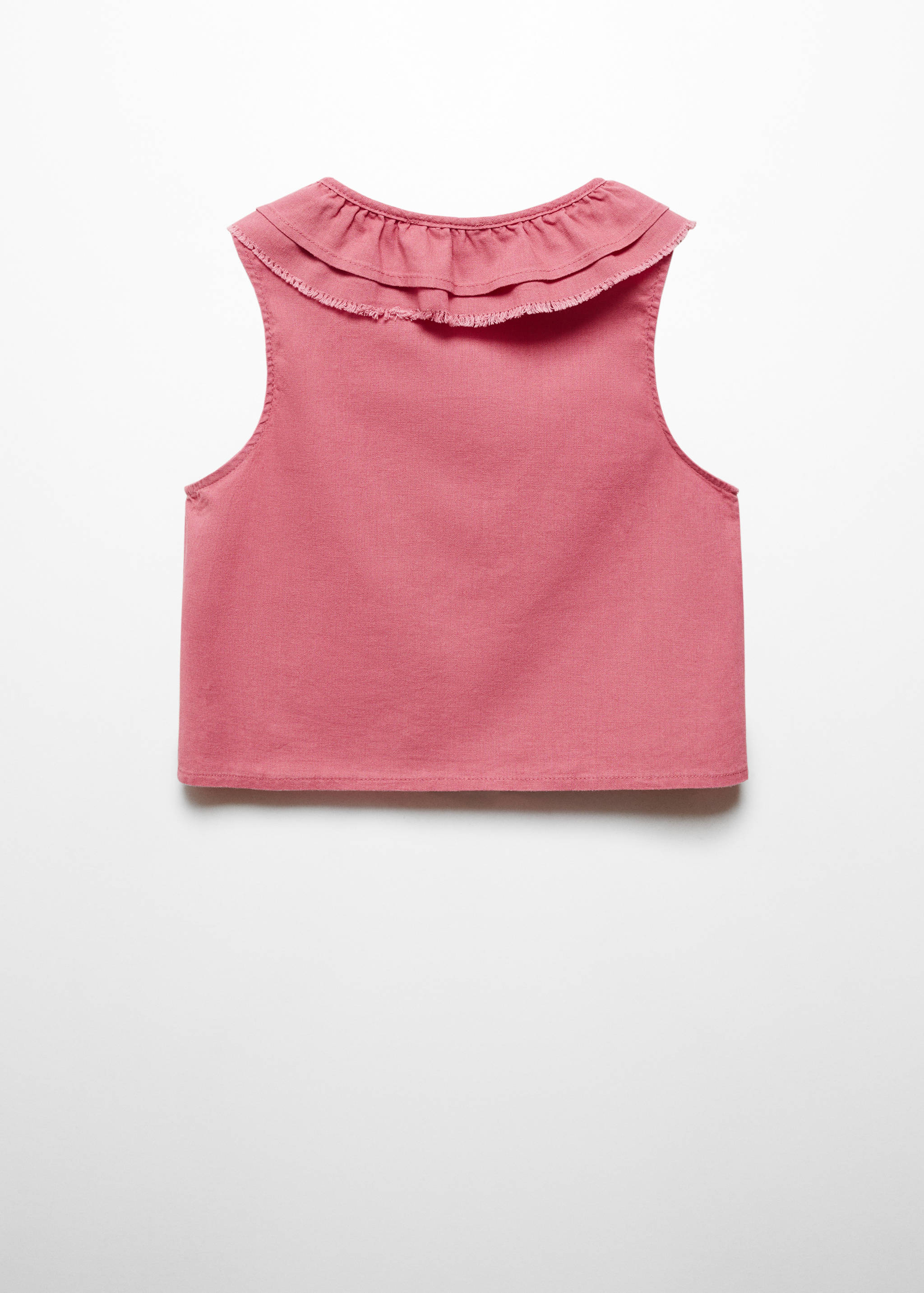 Blouse lin à boutons - Verso de l’article