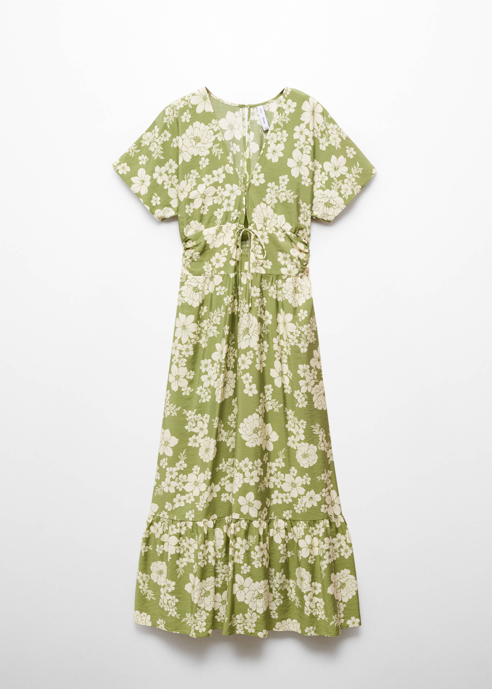 Printed cut-out detail dress - Article without model