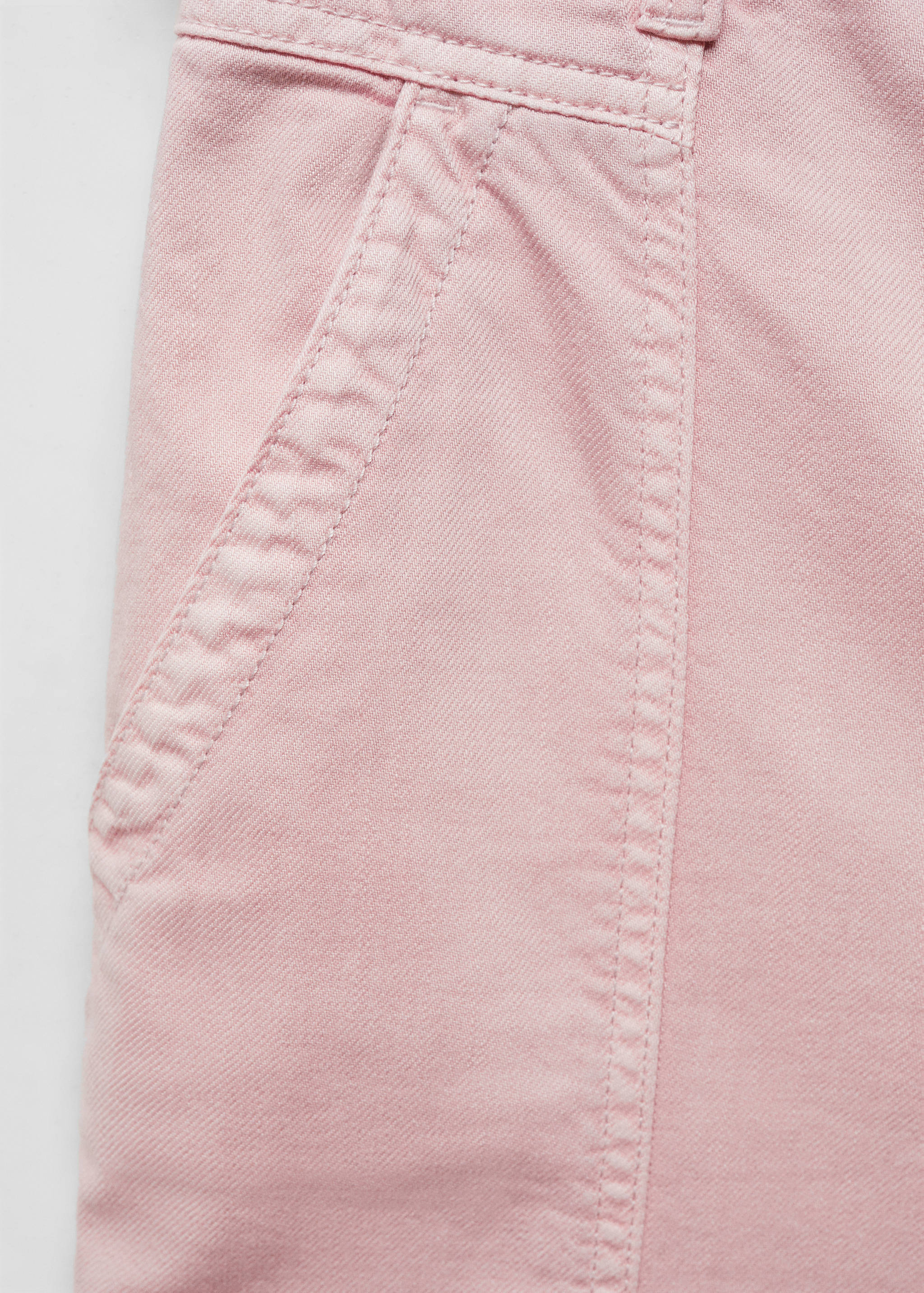 Calças de ganga slouchy de cinto com dobra - Pormenor do artigo 8