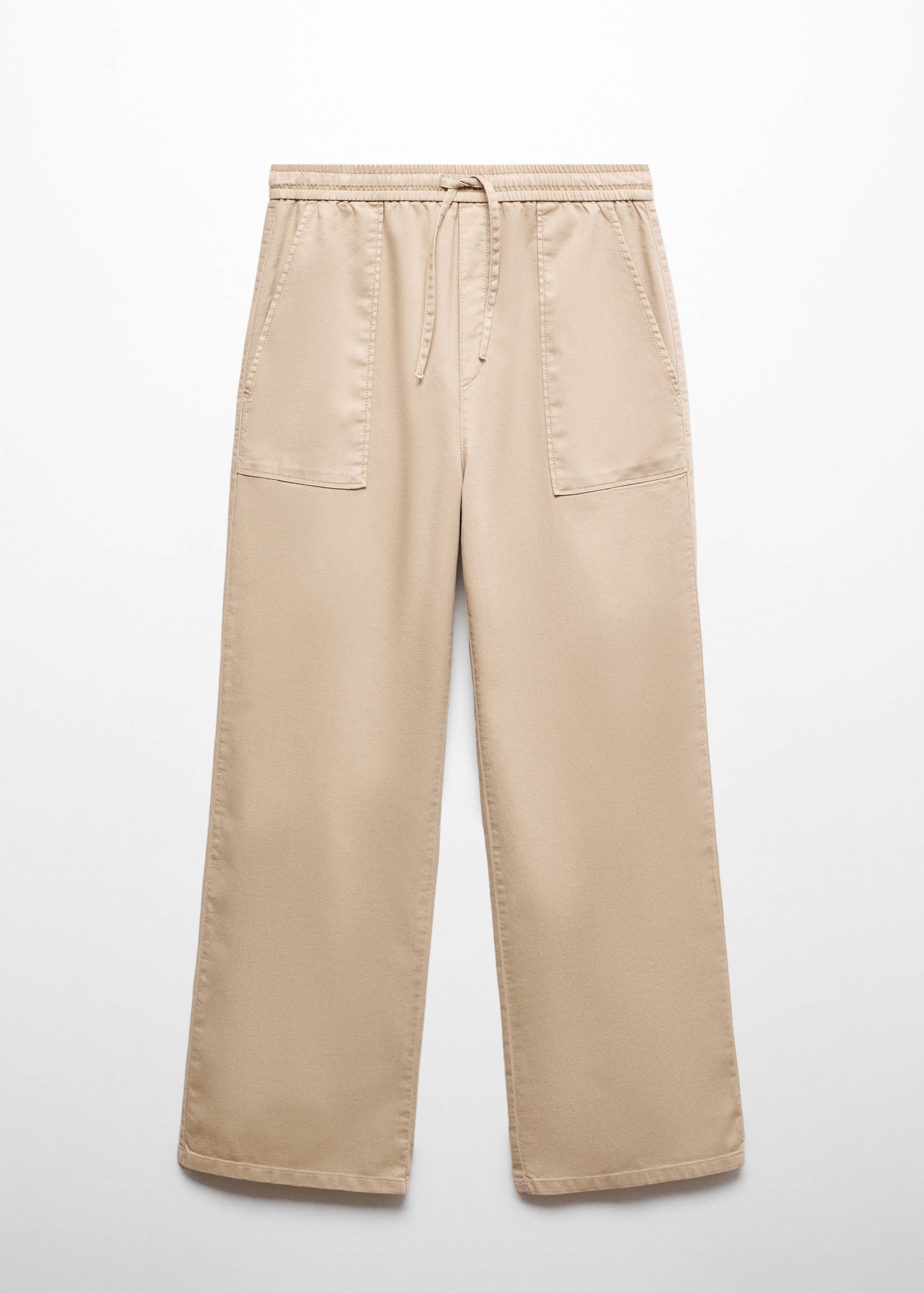 Straight-fit jeans with elastic waist - Article without model