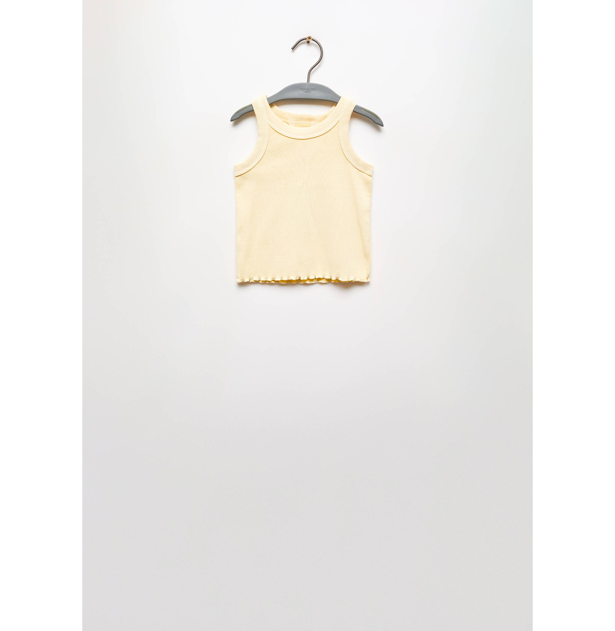 Ribbed strap T-shirt - Article without model
