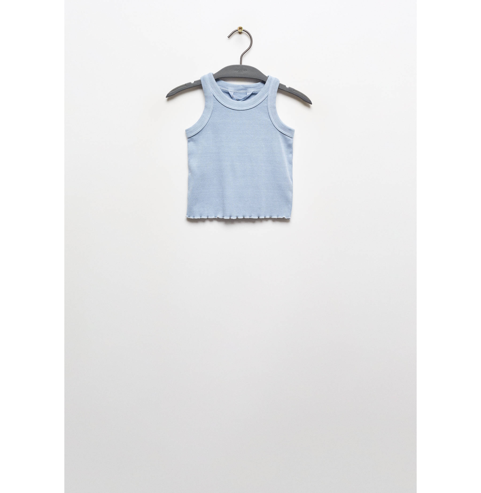 Ribbed strap T-shirt - Article without model
