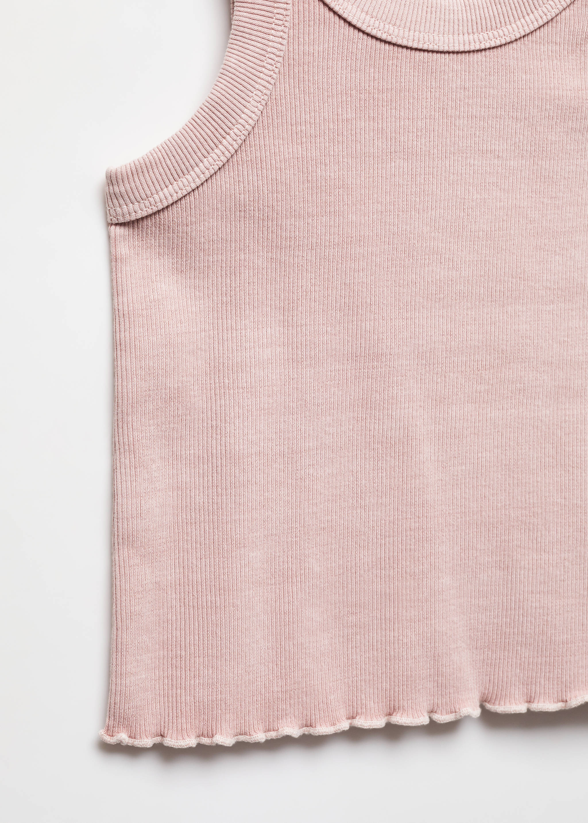 Ribbed strap T-shirt - Details of the article 8
