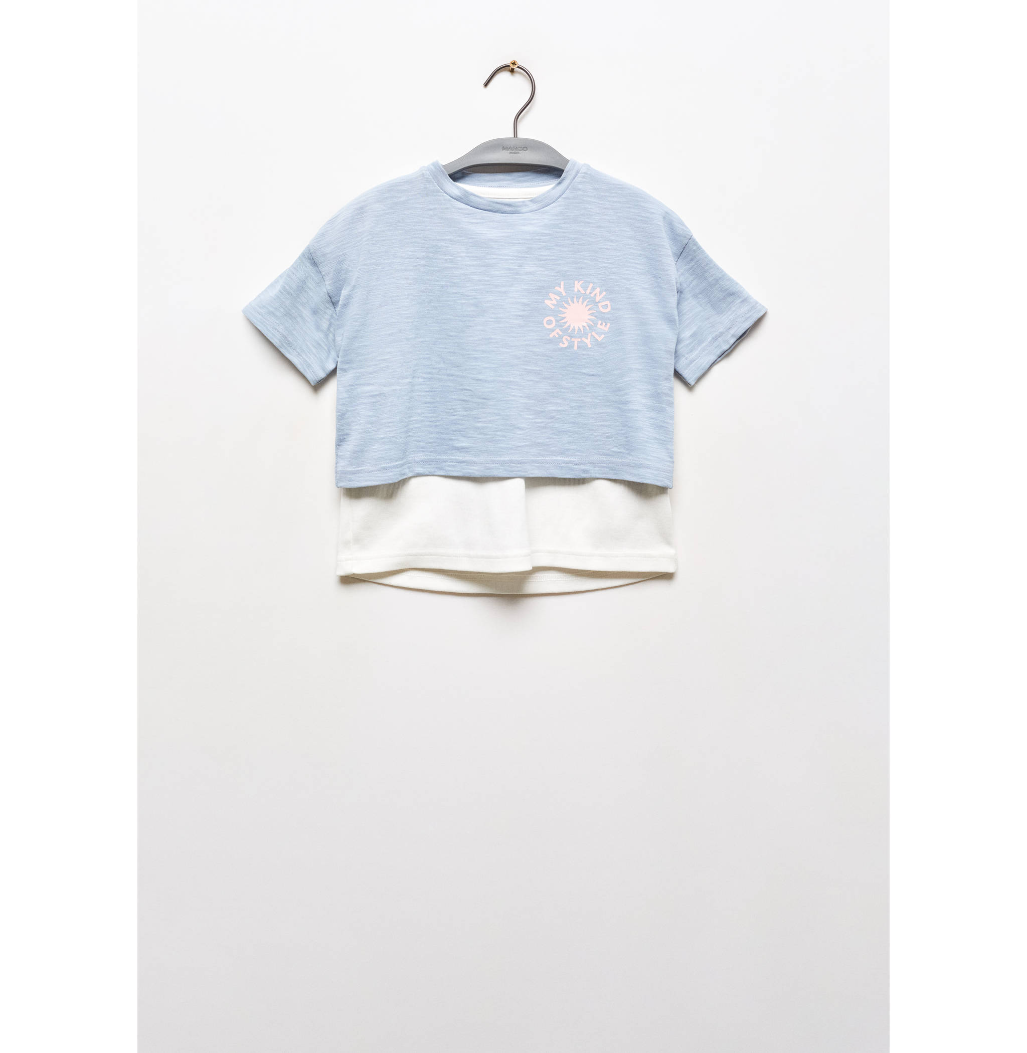Camiseta estampada doble capa - Artículo sin modelo