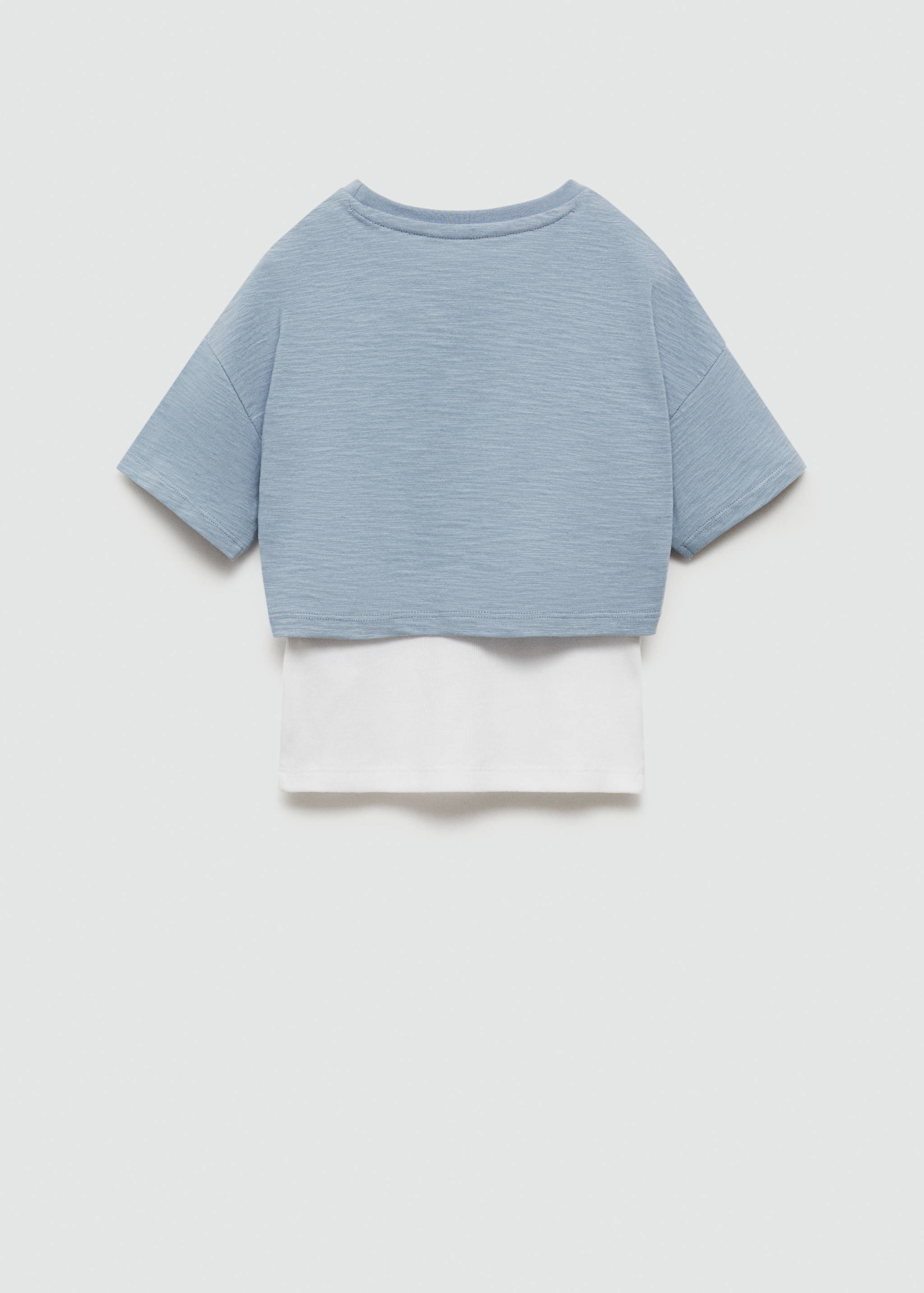 Camiseta estampada doble capa - Reverso del artículo