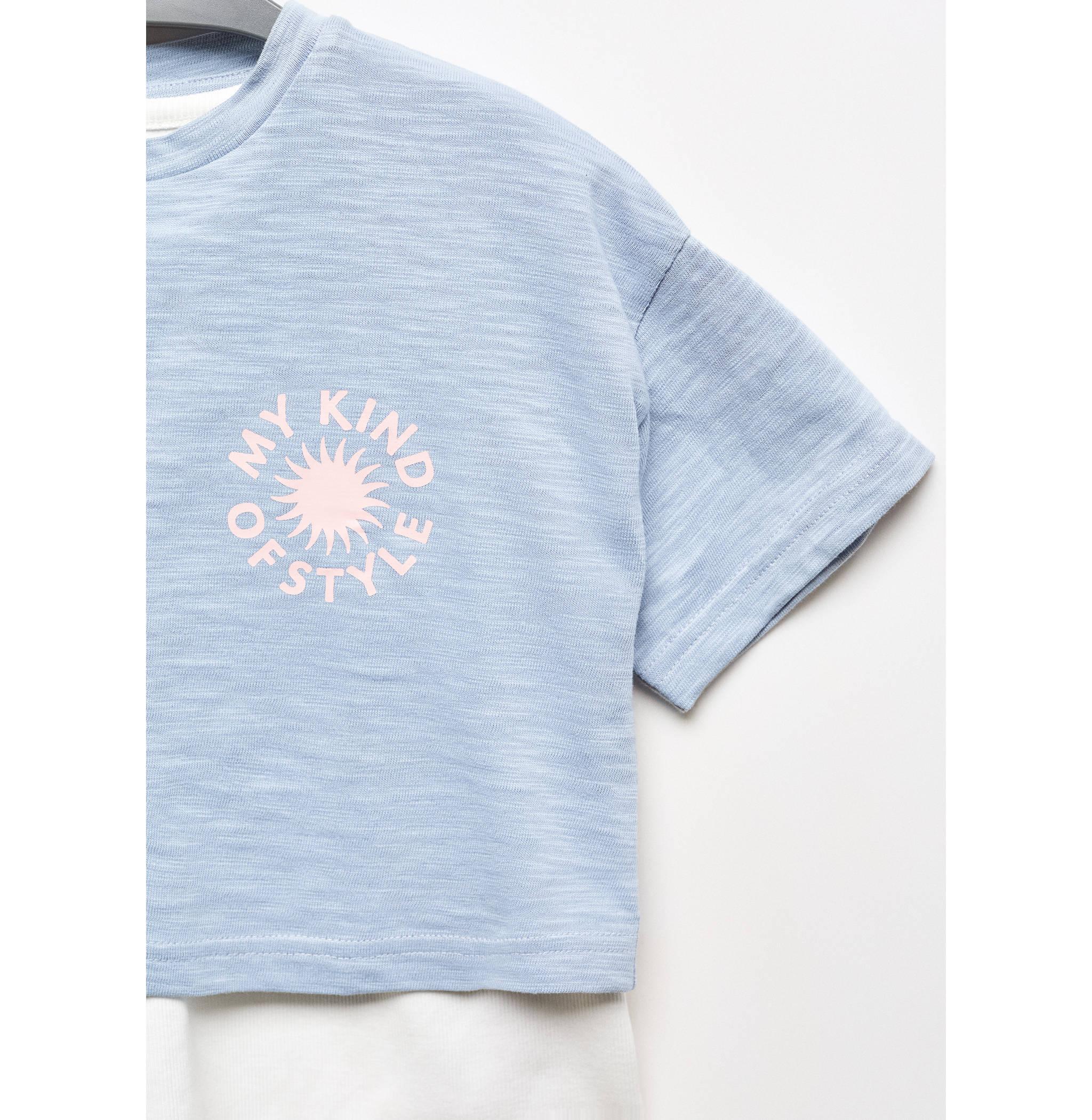 Camiseta estampada doble capa - Detalle del artículo 8