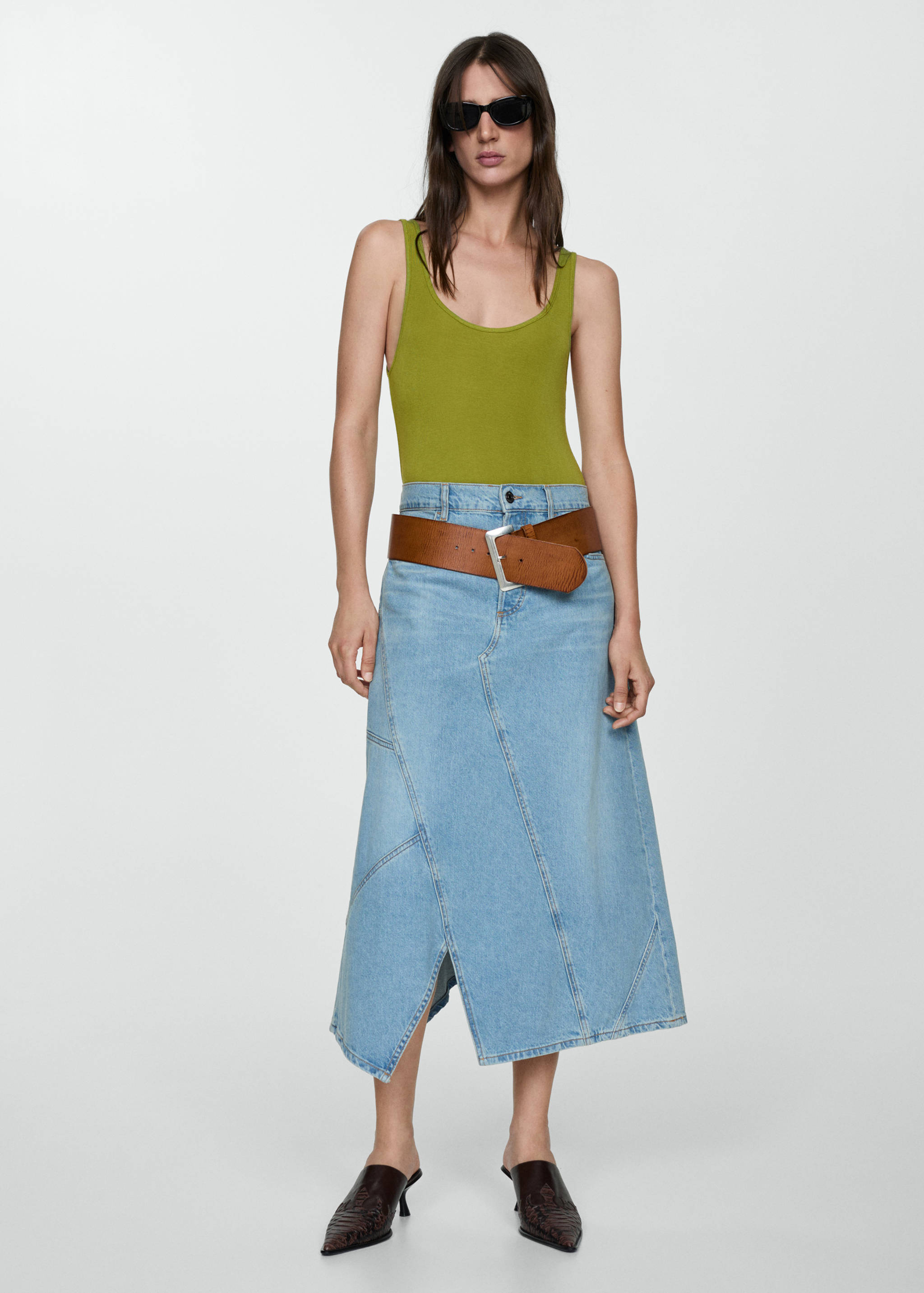 Top maille bretelles - Plan général