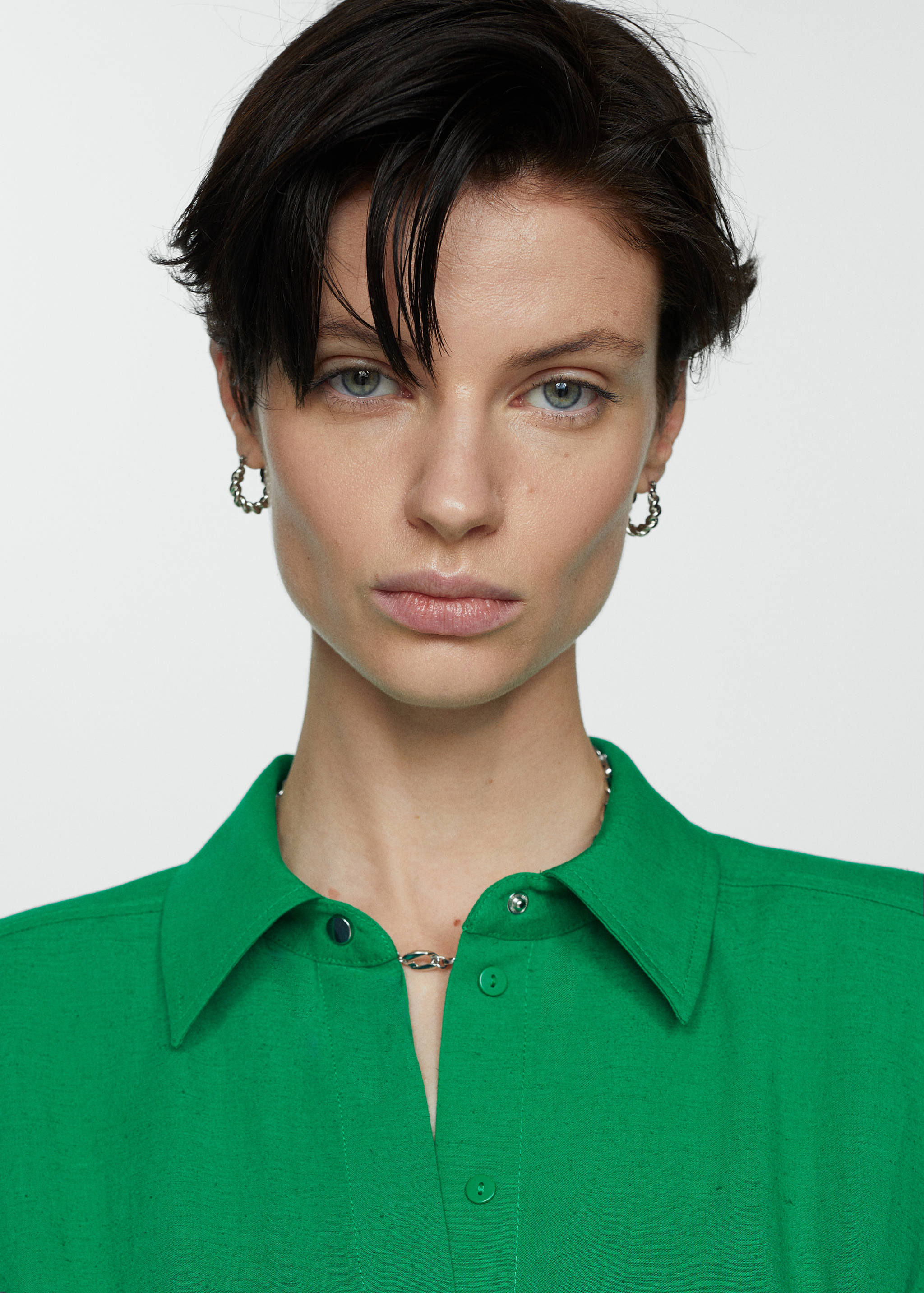 Jumpsuit with belt clips - Details of the article 1