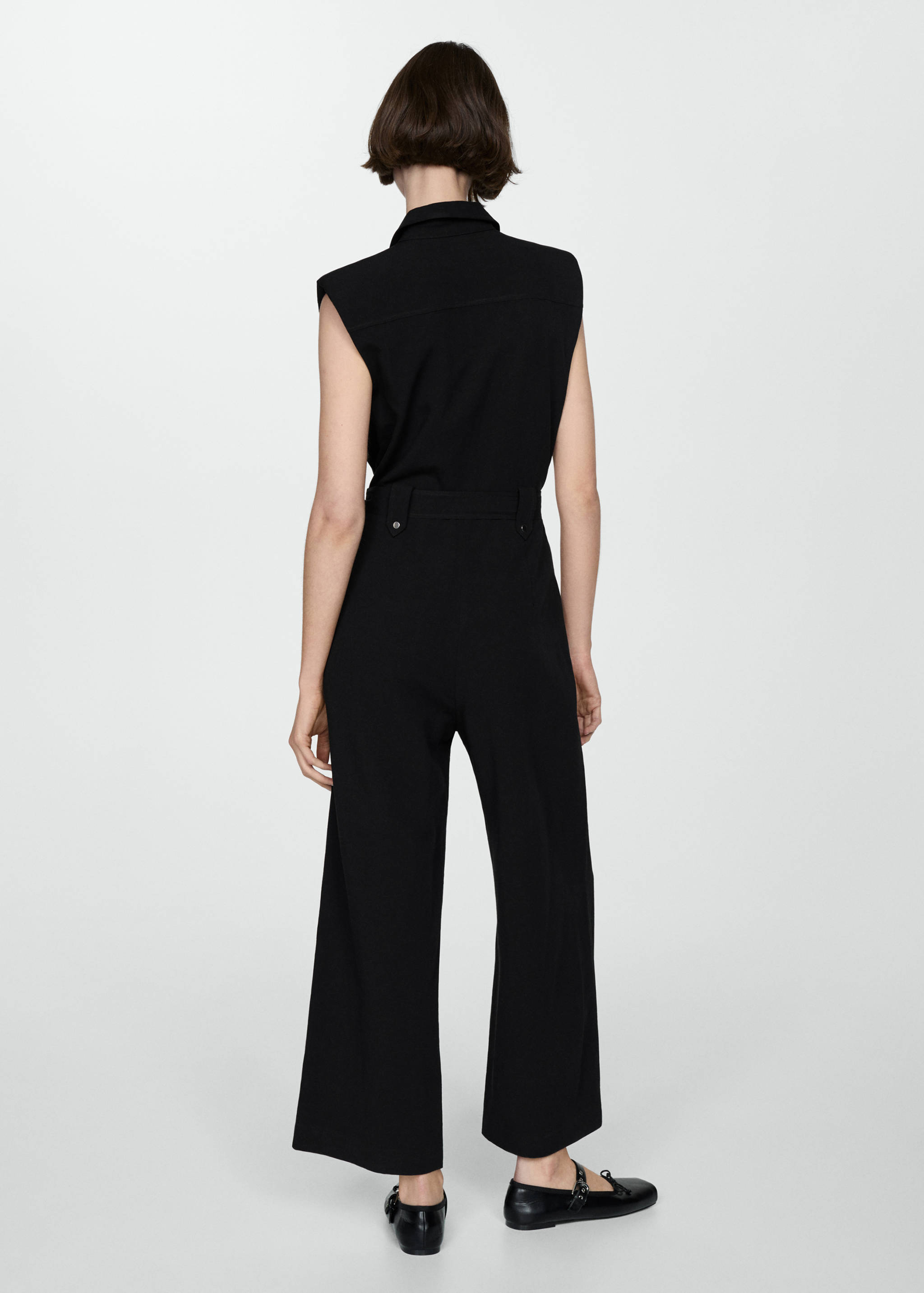 Jumpsuit with belt clips - Reverse of the article