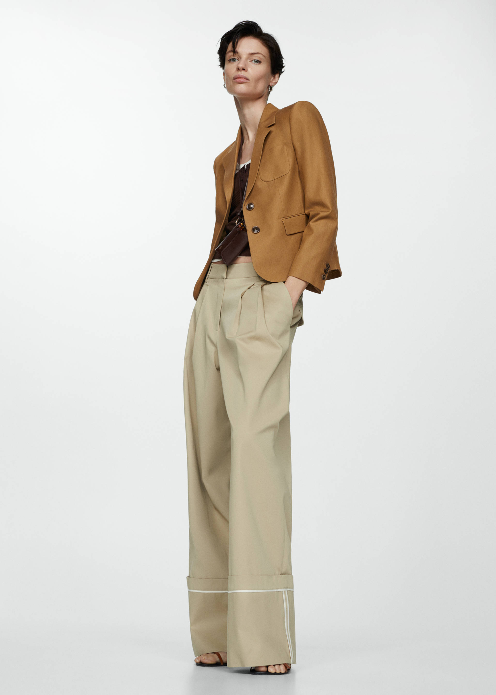 Veste Lyocell coton - Plan général