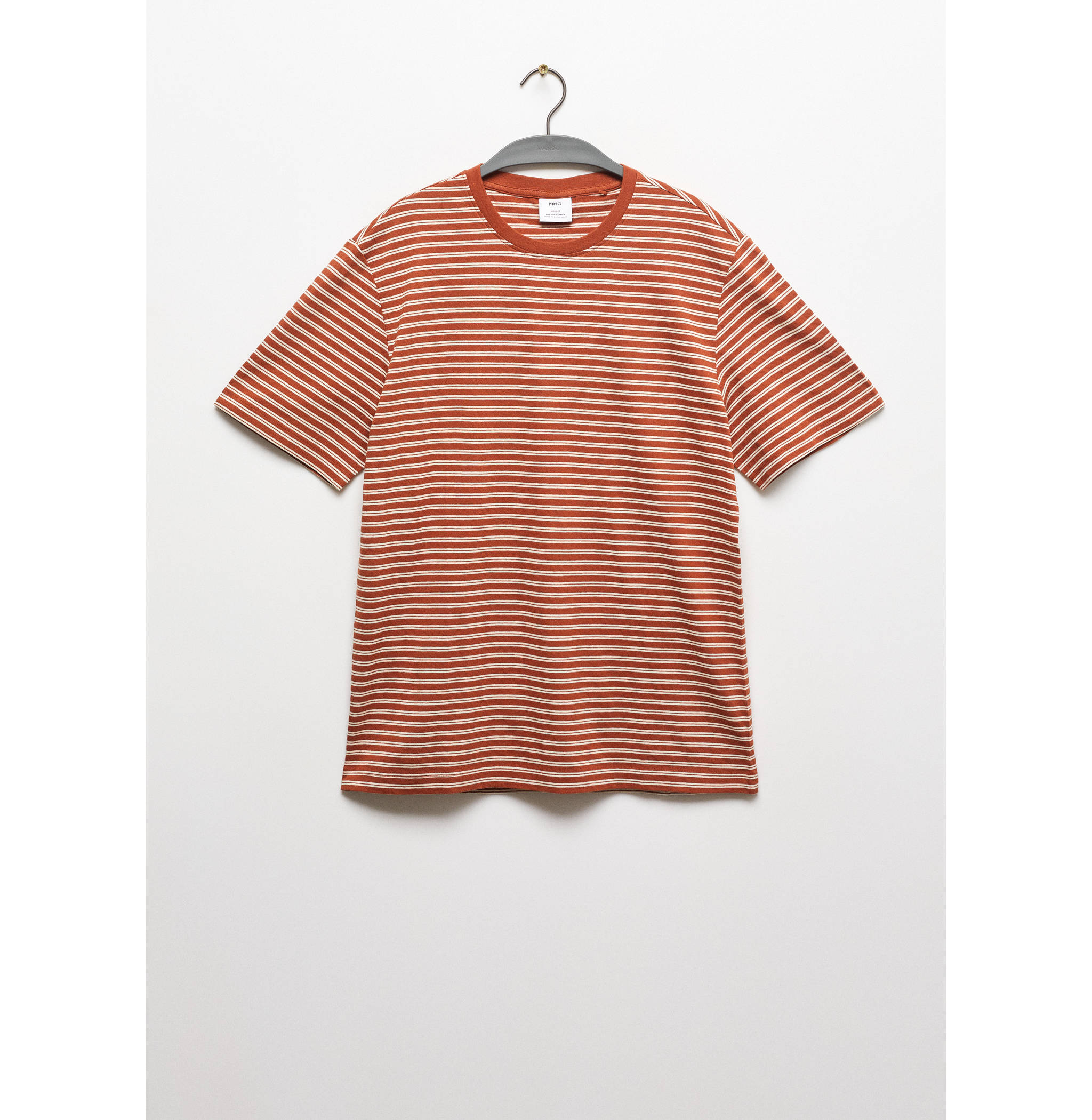 T-shirt algodão linho riscas - Artigo sem modelo