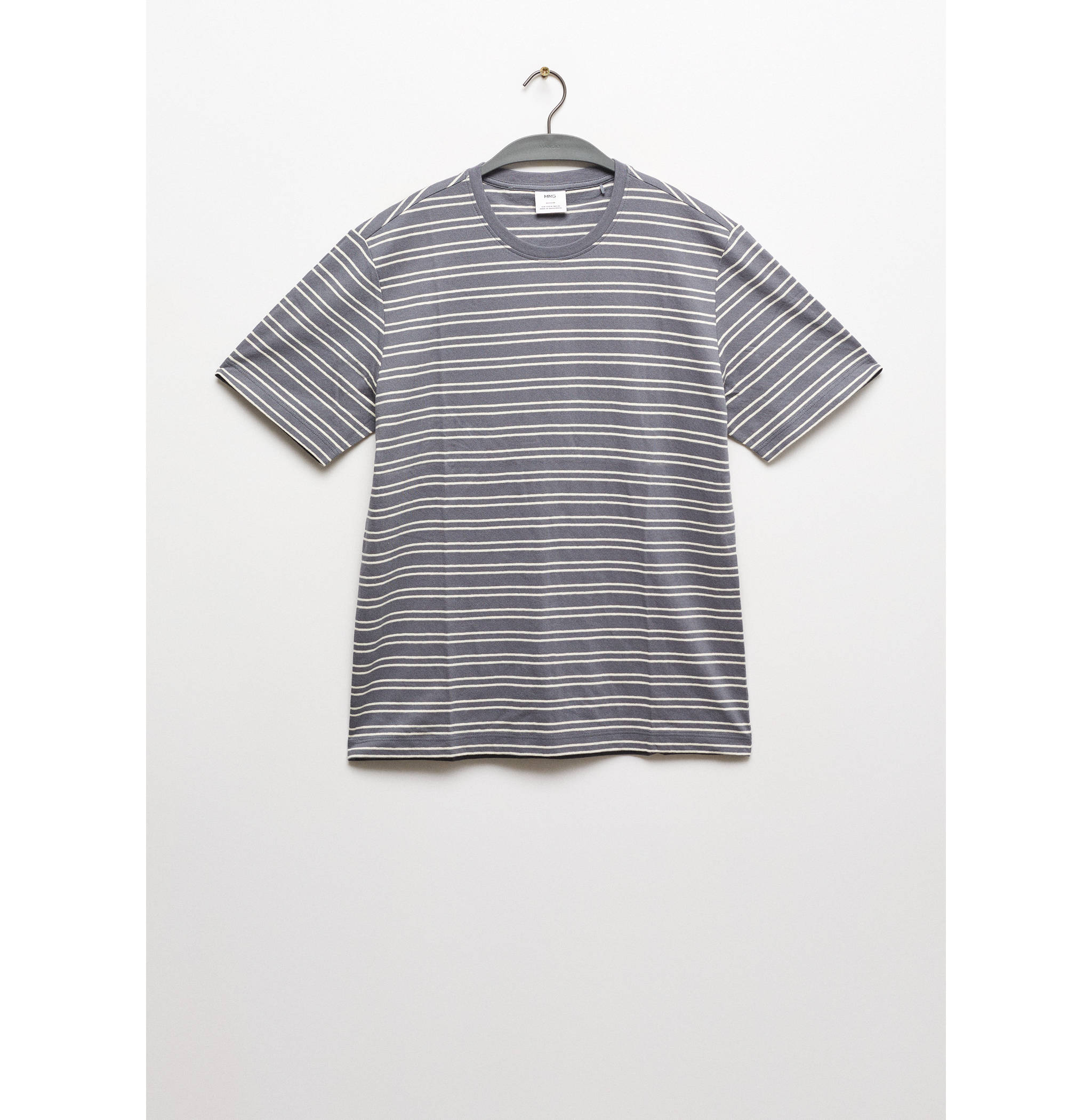 T-shirt algodão linho riscas - Artigo sem modelo