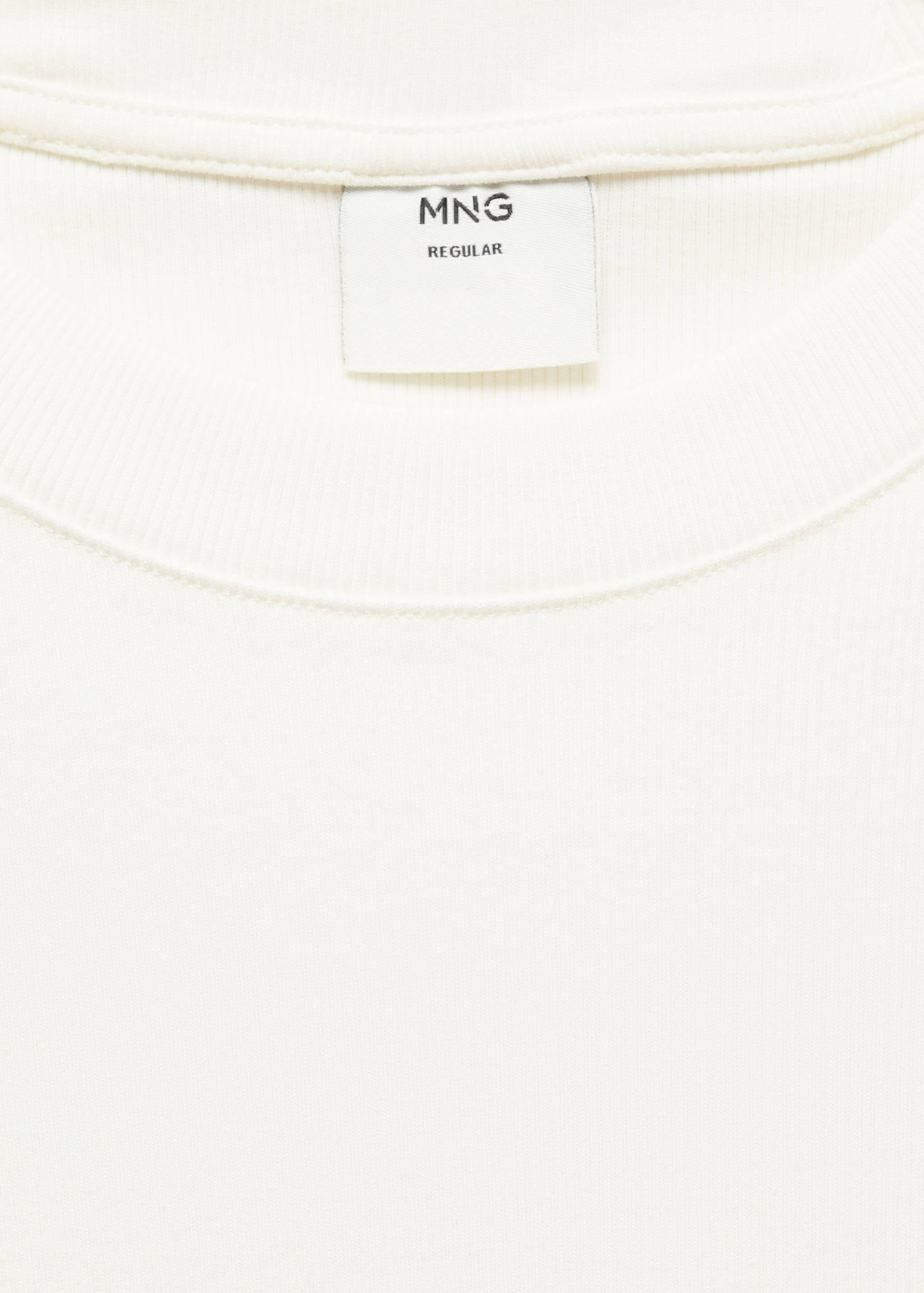 T-shirt regular fit de algodão - Pormenor do artigo 8