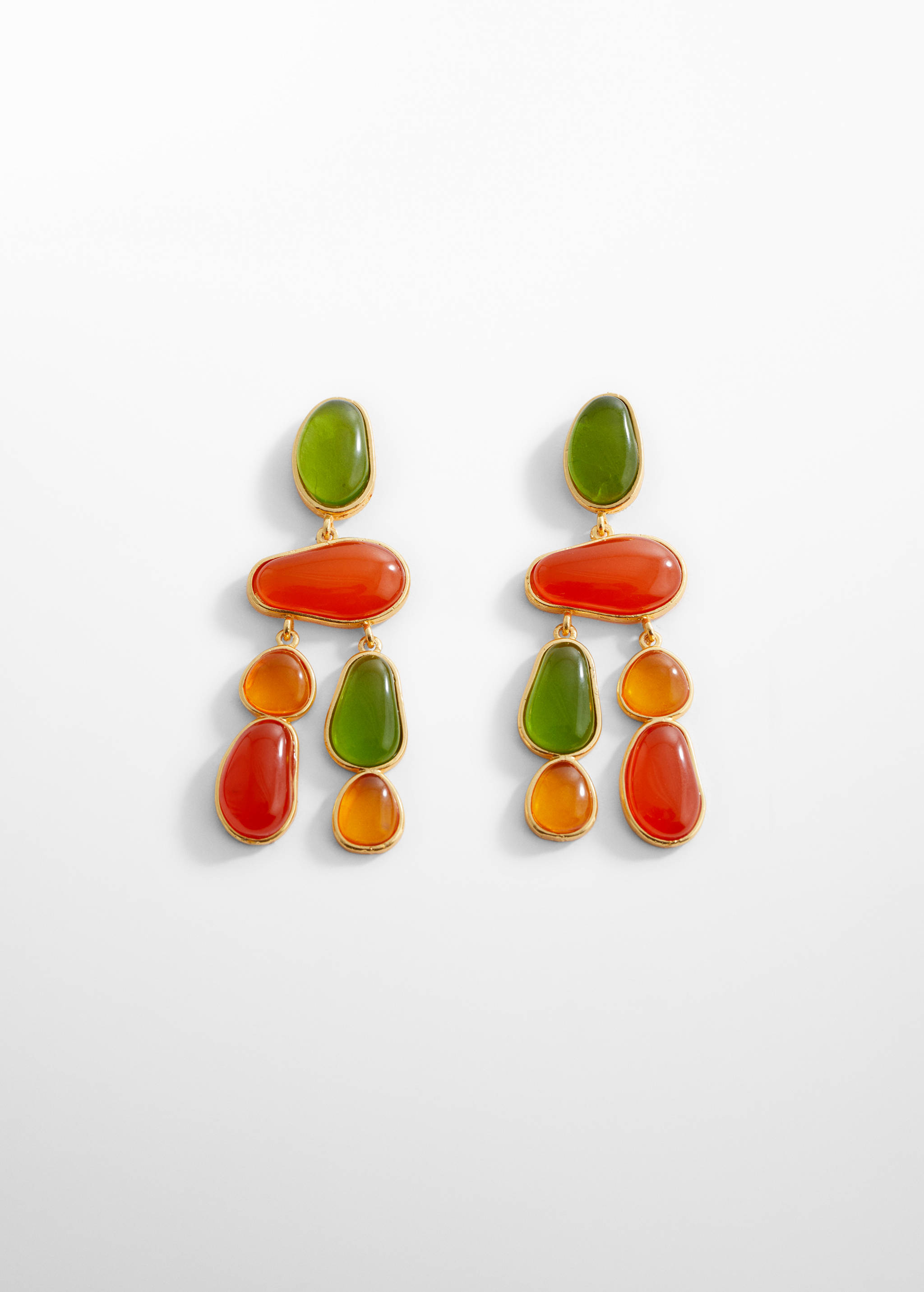 Beaded drop earrings - Article without model