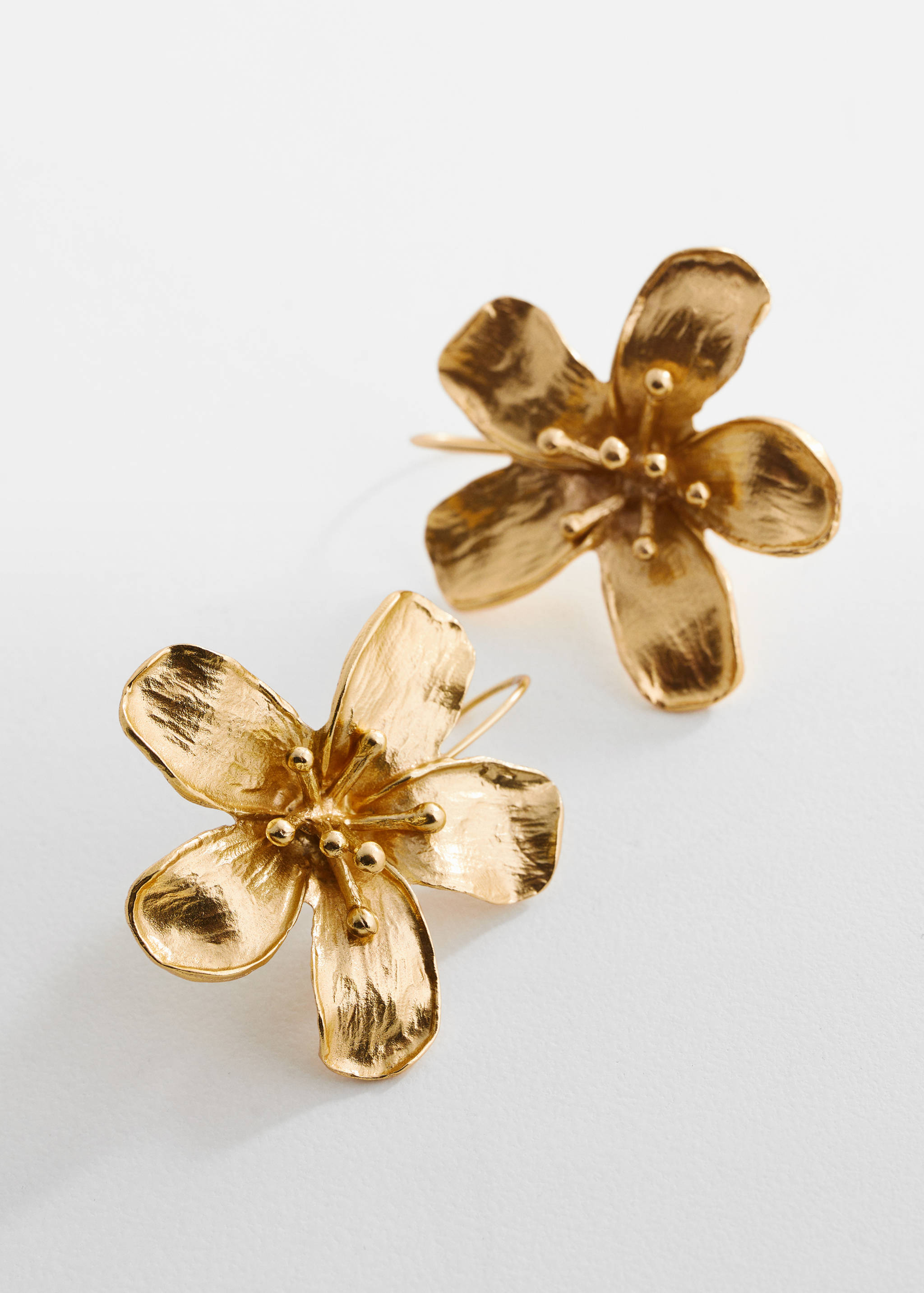 Floral earrings - Medium plane