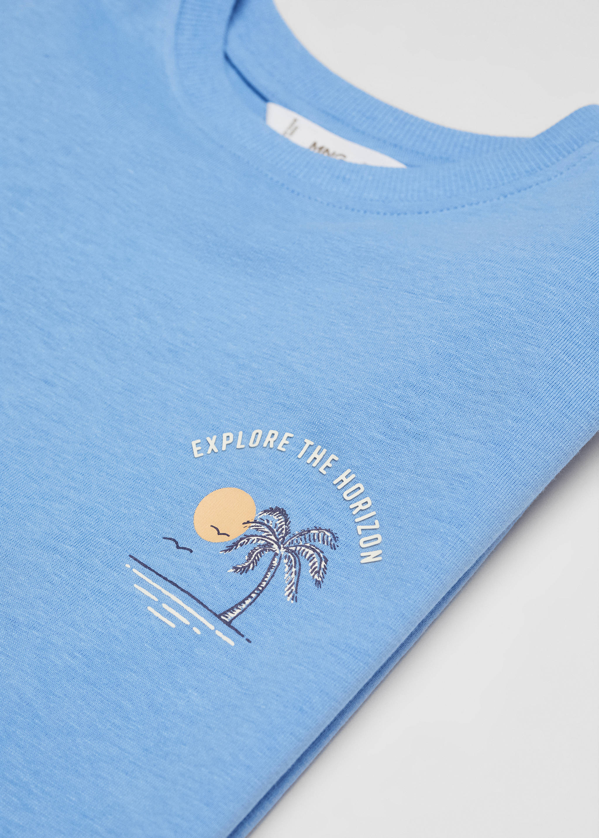 Printed cotton-blend T-shirt - Details of the article 8