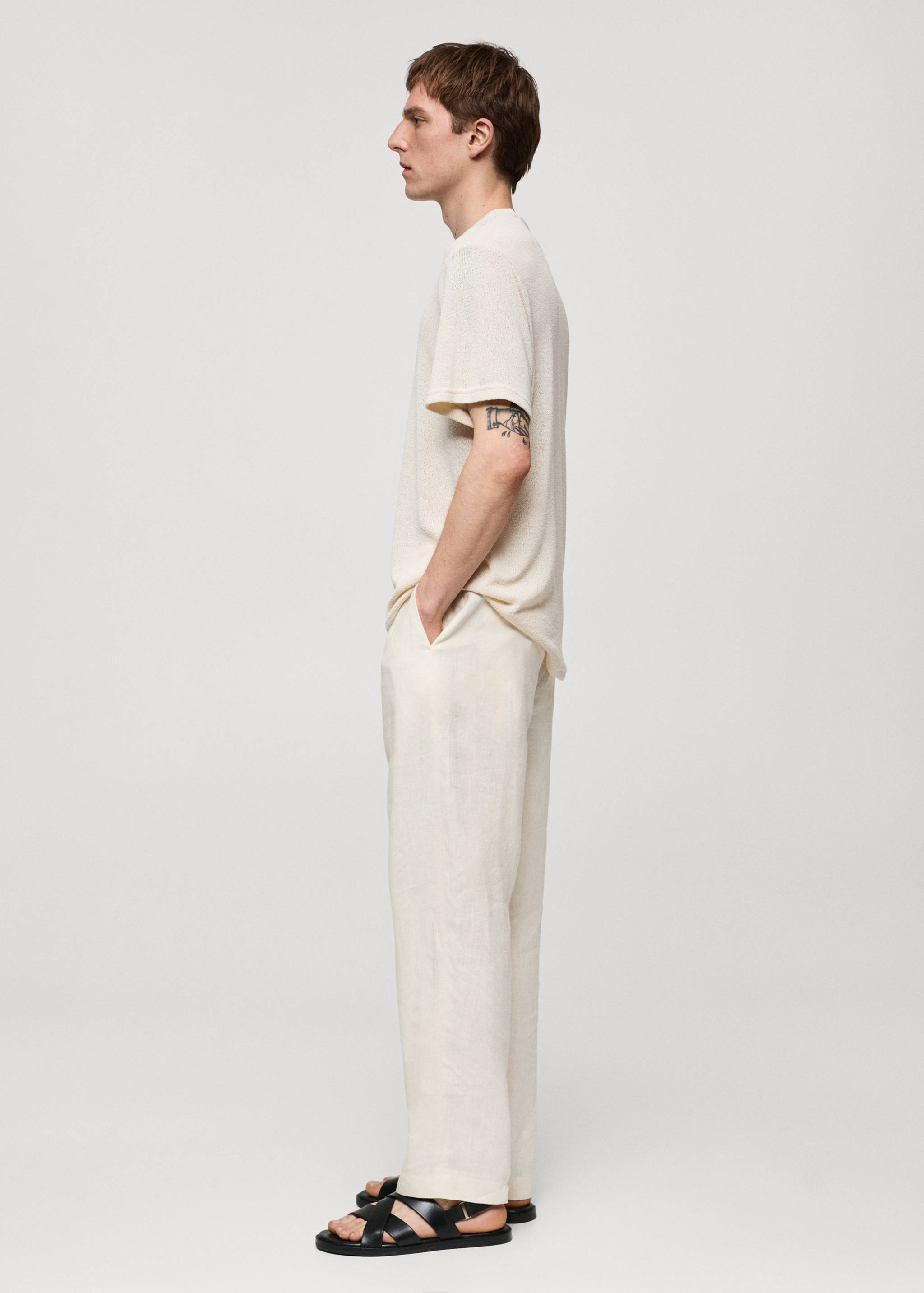 T-shirt with regular-fit structure - Details of the article 6