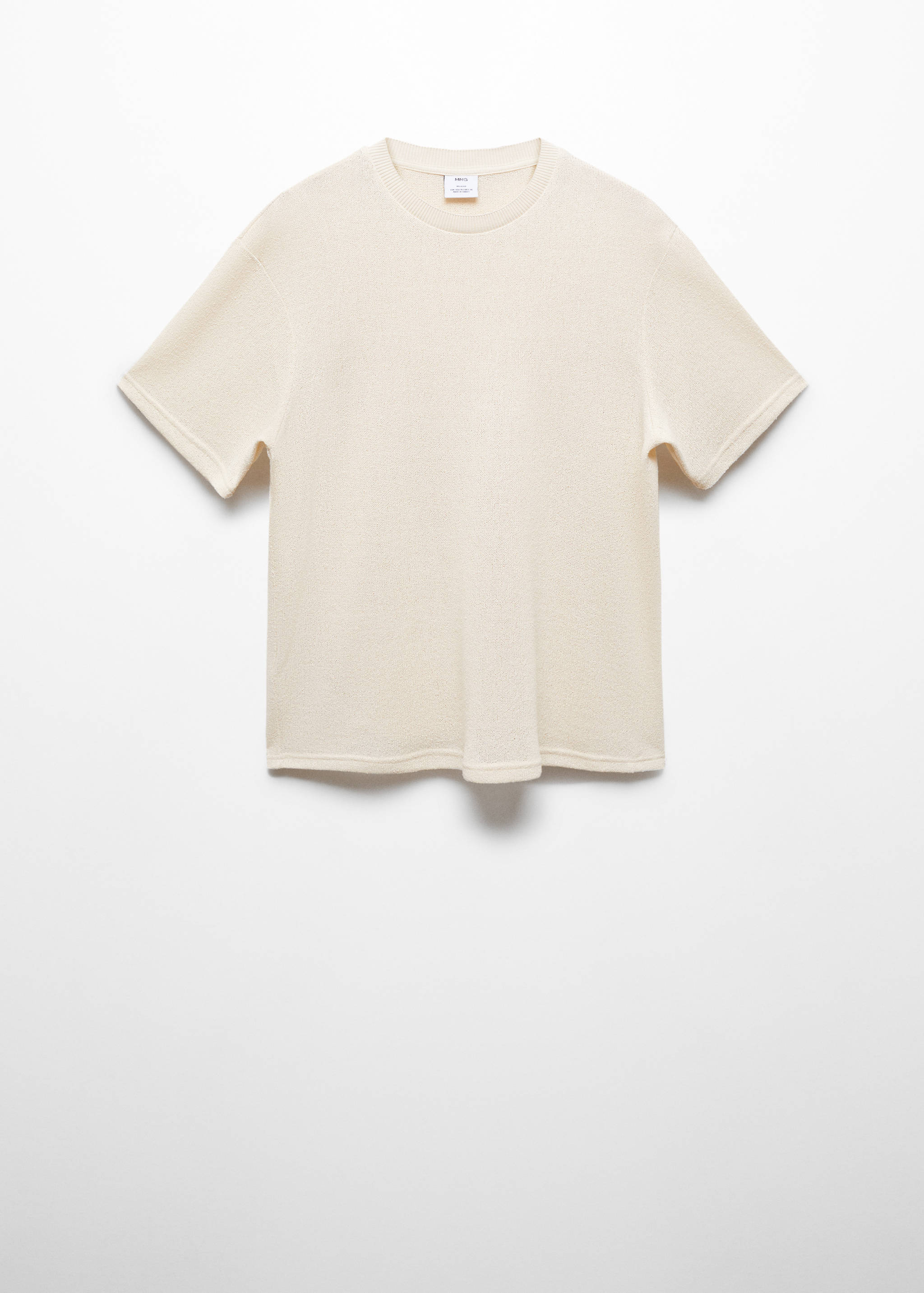 T-shirt with regular-fit structure - Article without model