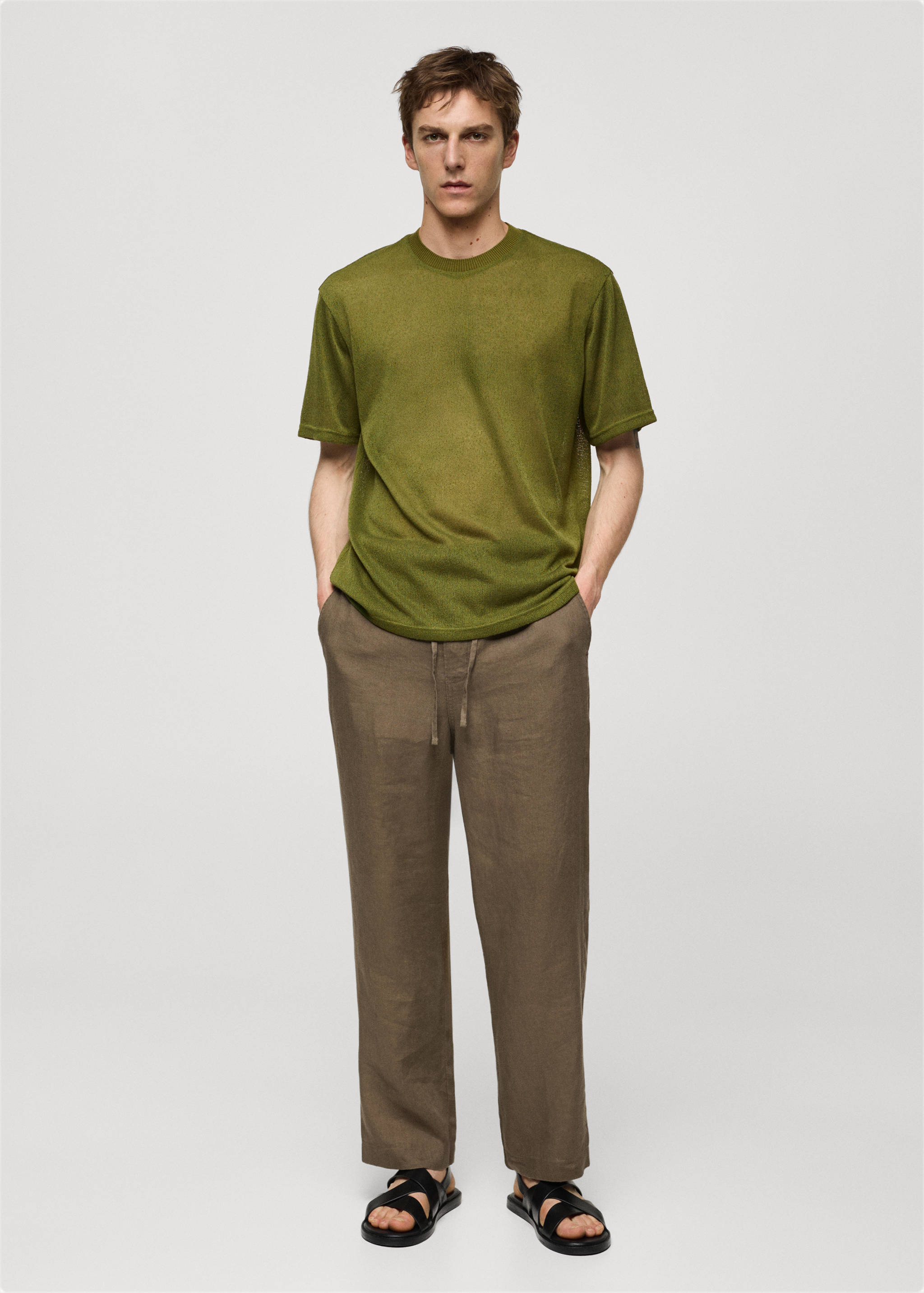 T-shirt with regular-fit structure - General plane