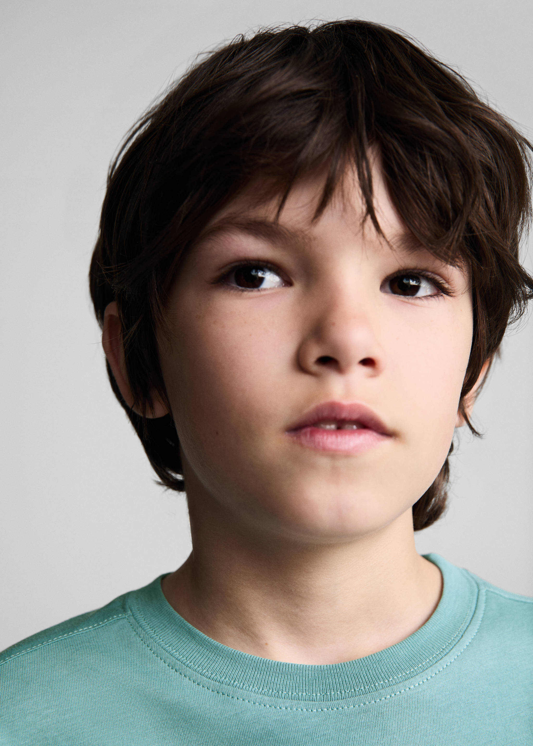 T-shirt katun dengan pesan bermotif - Rincian barang 1