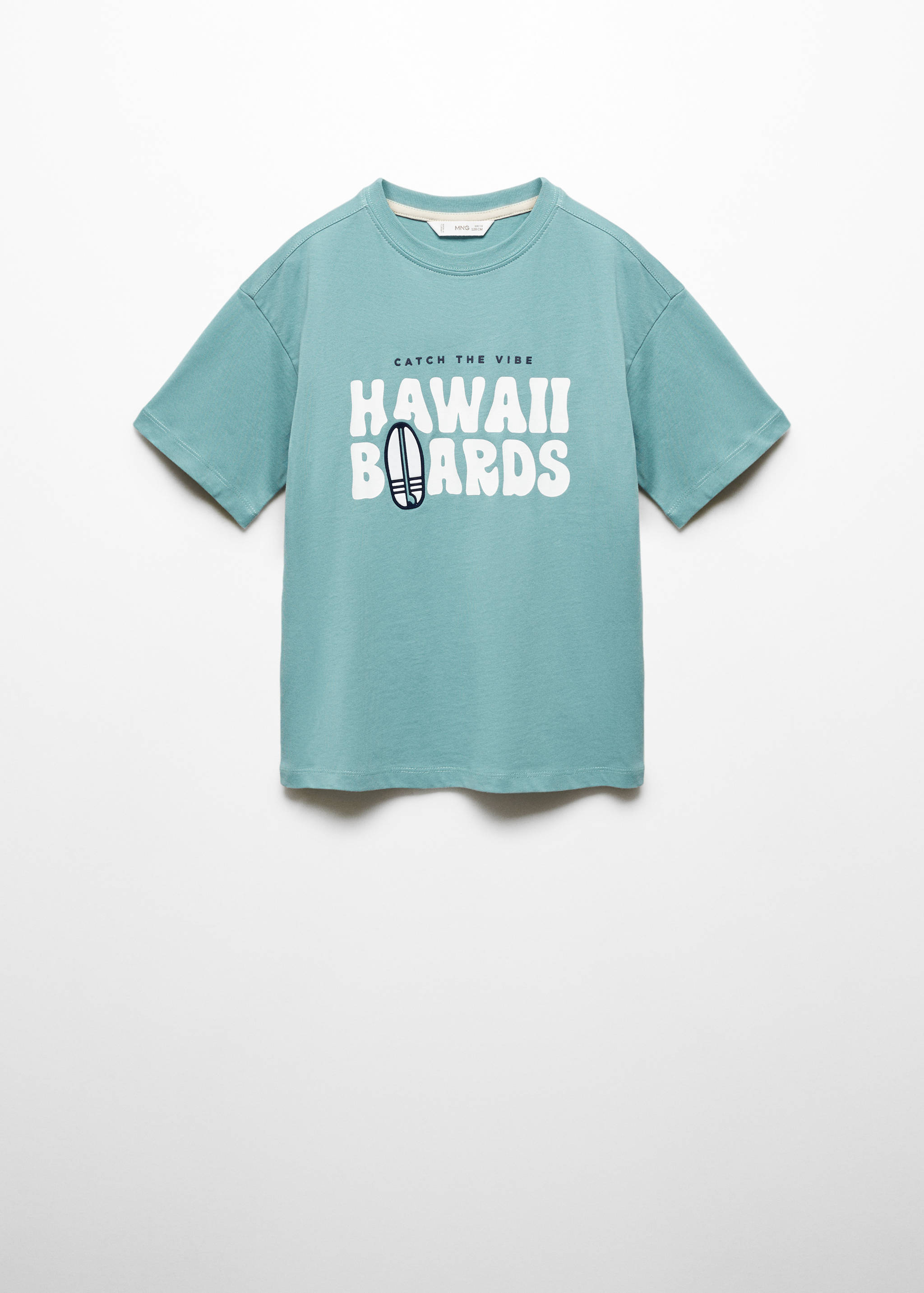 T-shirt katun dengan pesan bermotif - Barang tanpa model