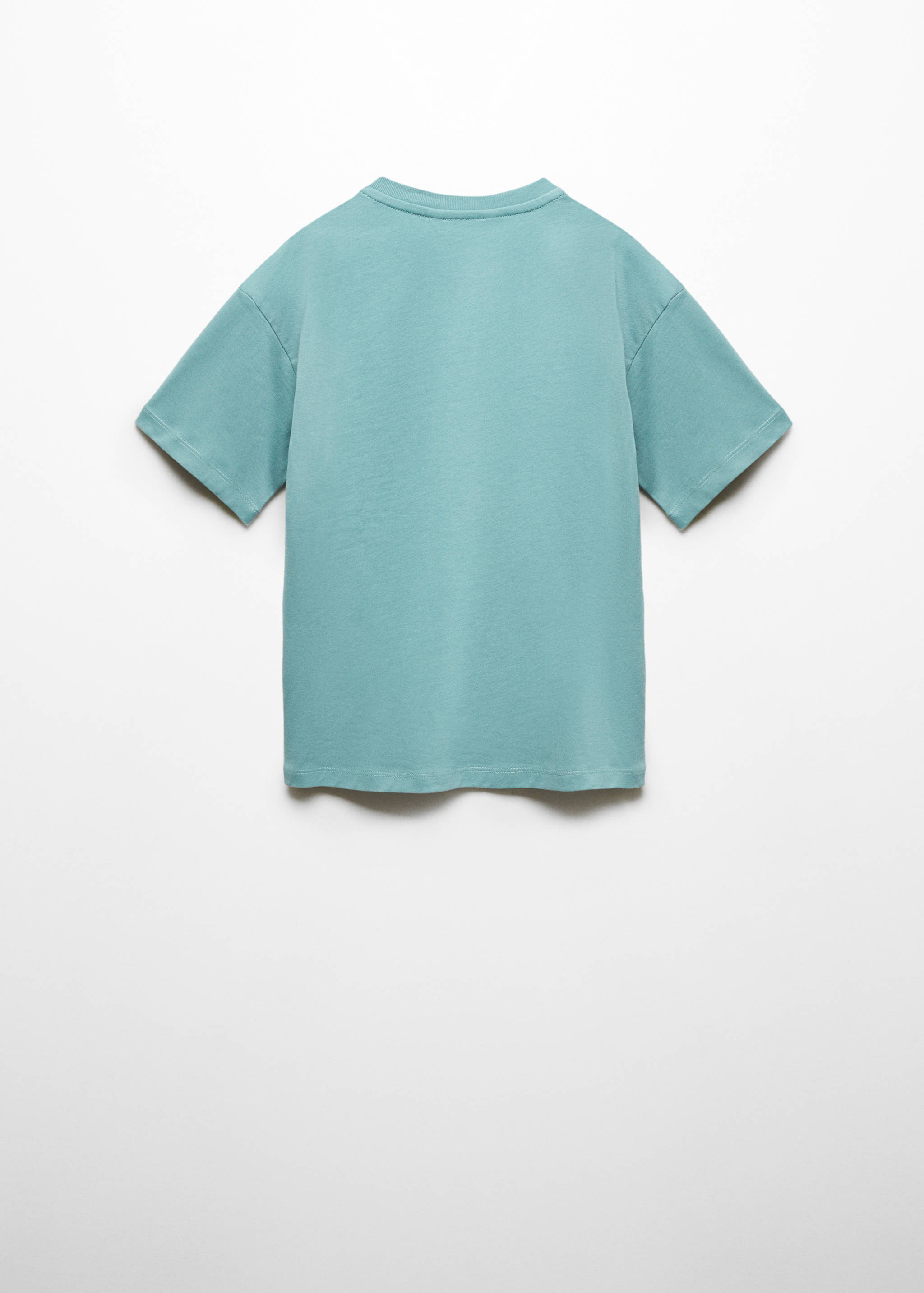 T-shirt katun dengan pesan bermotif - Versi terbalik dari barang