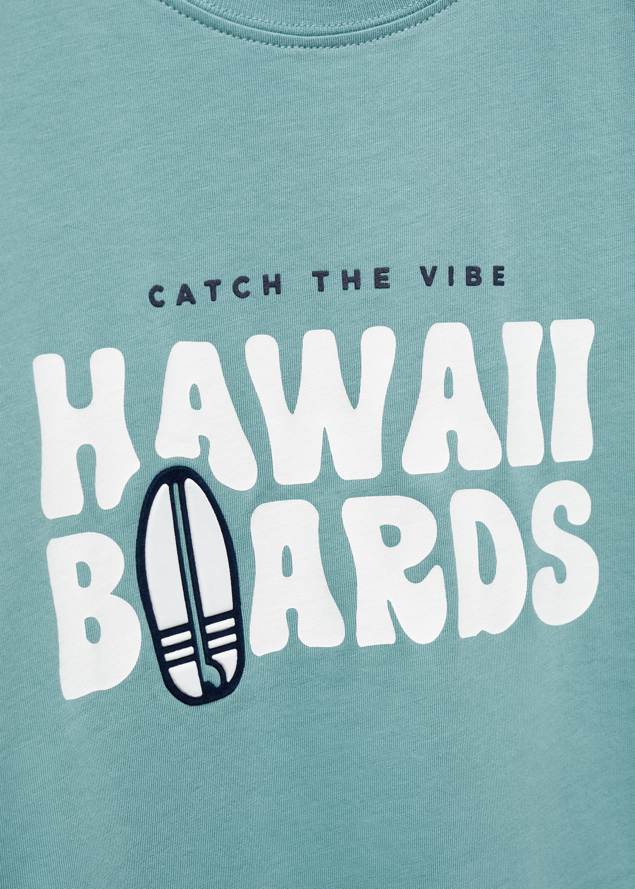 T-shirt katun dengan pesan bermotif - Rincian barang 8