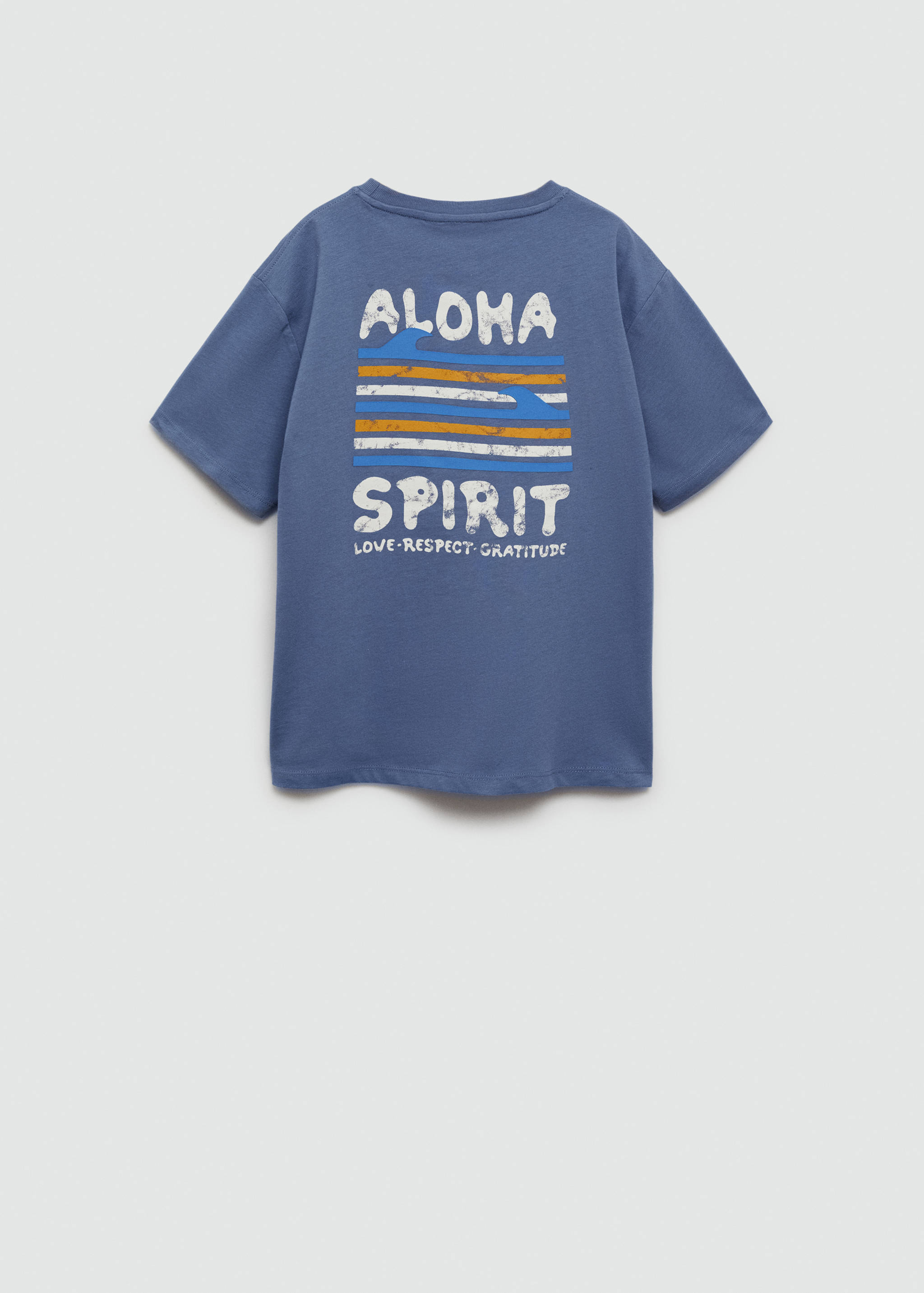 Printed message T-shirt - Reverse of the article