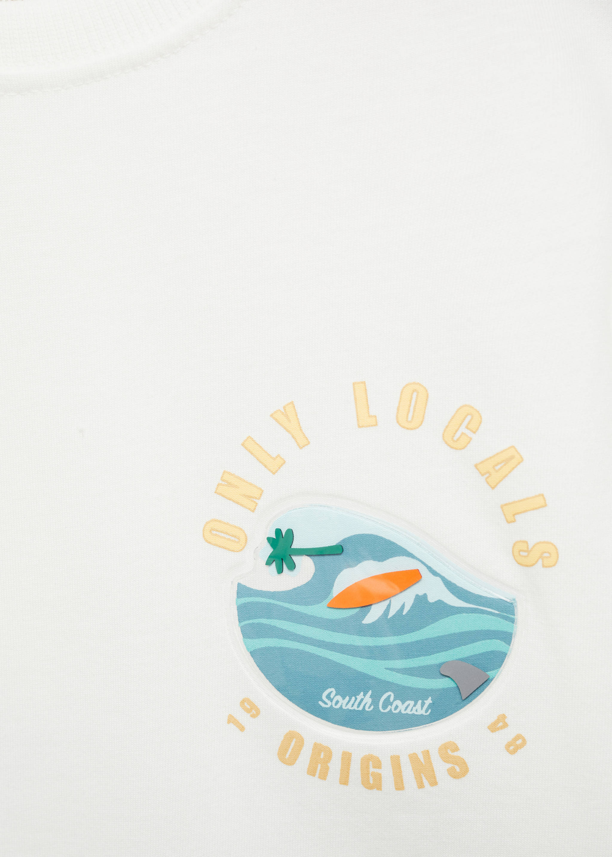 Printed cotton-blend T-shirt - Details of the article 8