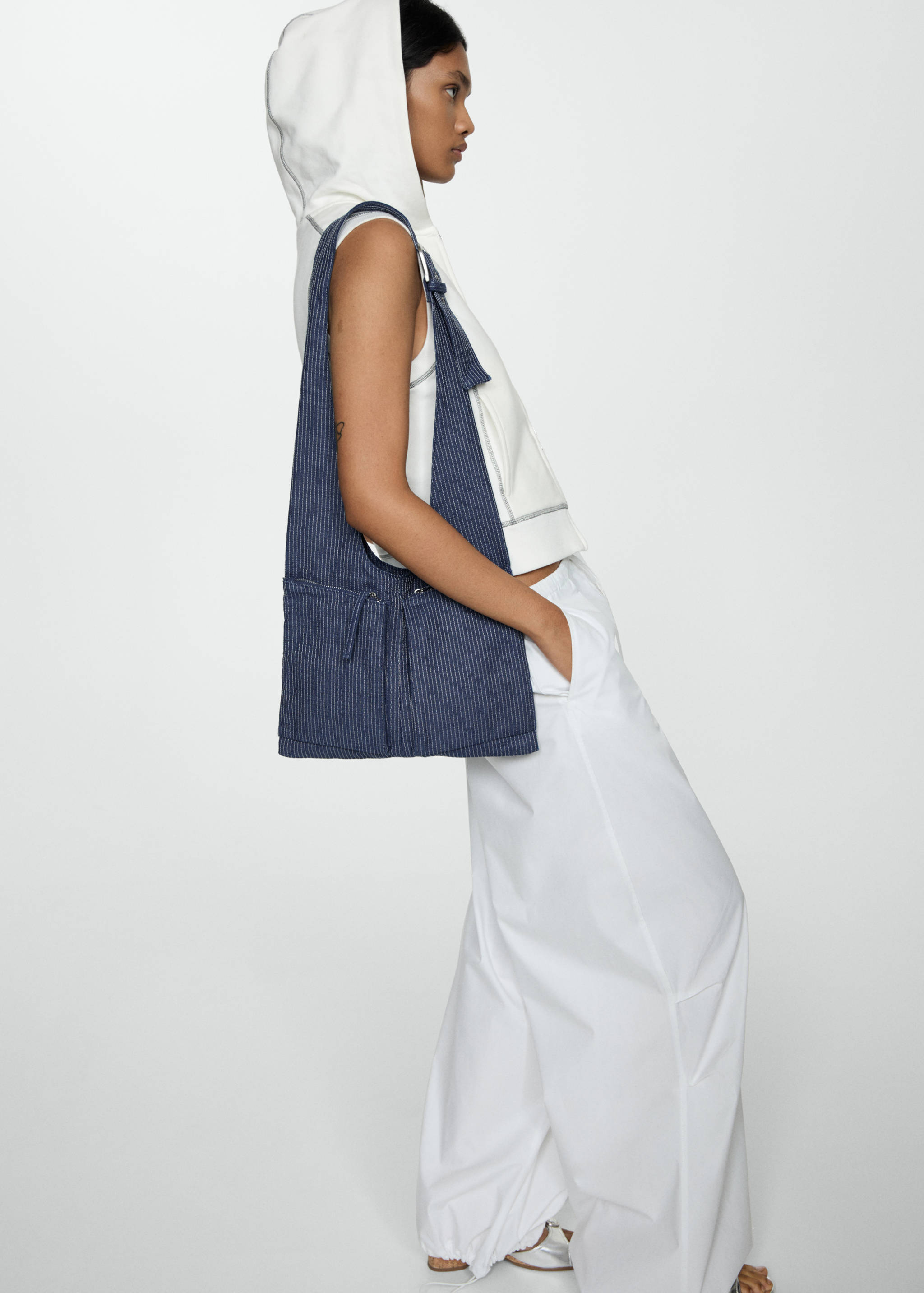 Sac en jean avec poches - Plan général