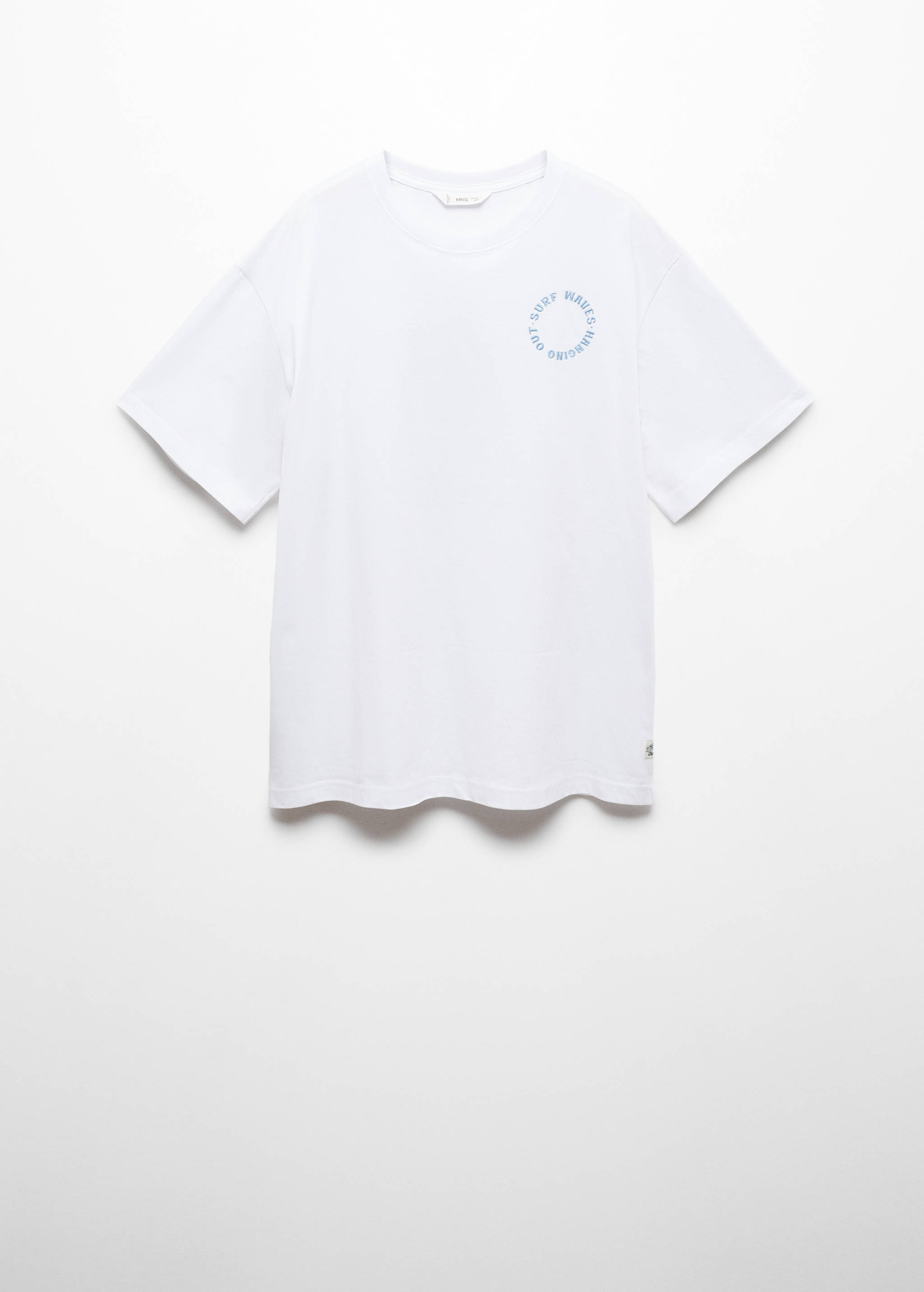 Printed cotton-blend T-shirt - Article without model