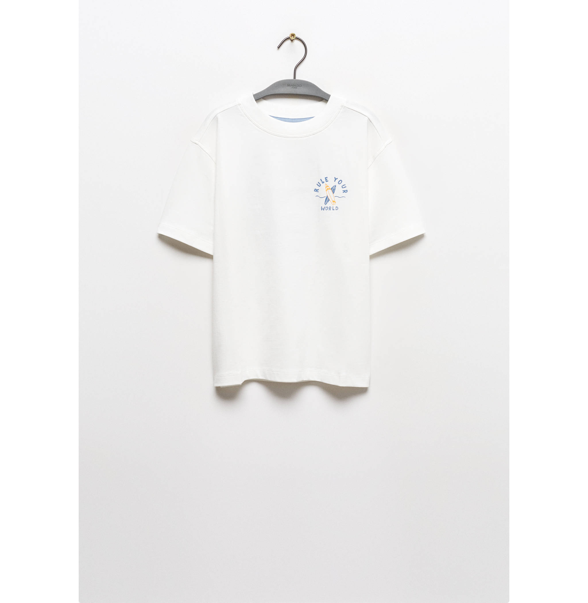 Printed cotton-blend T-shirt - Article without model