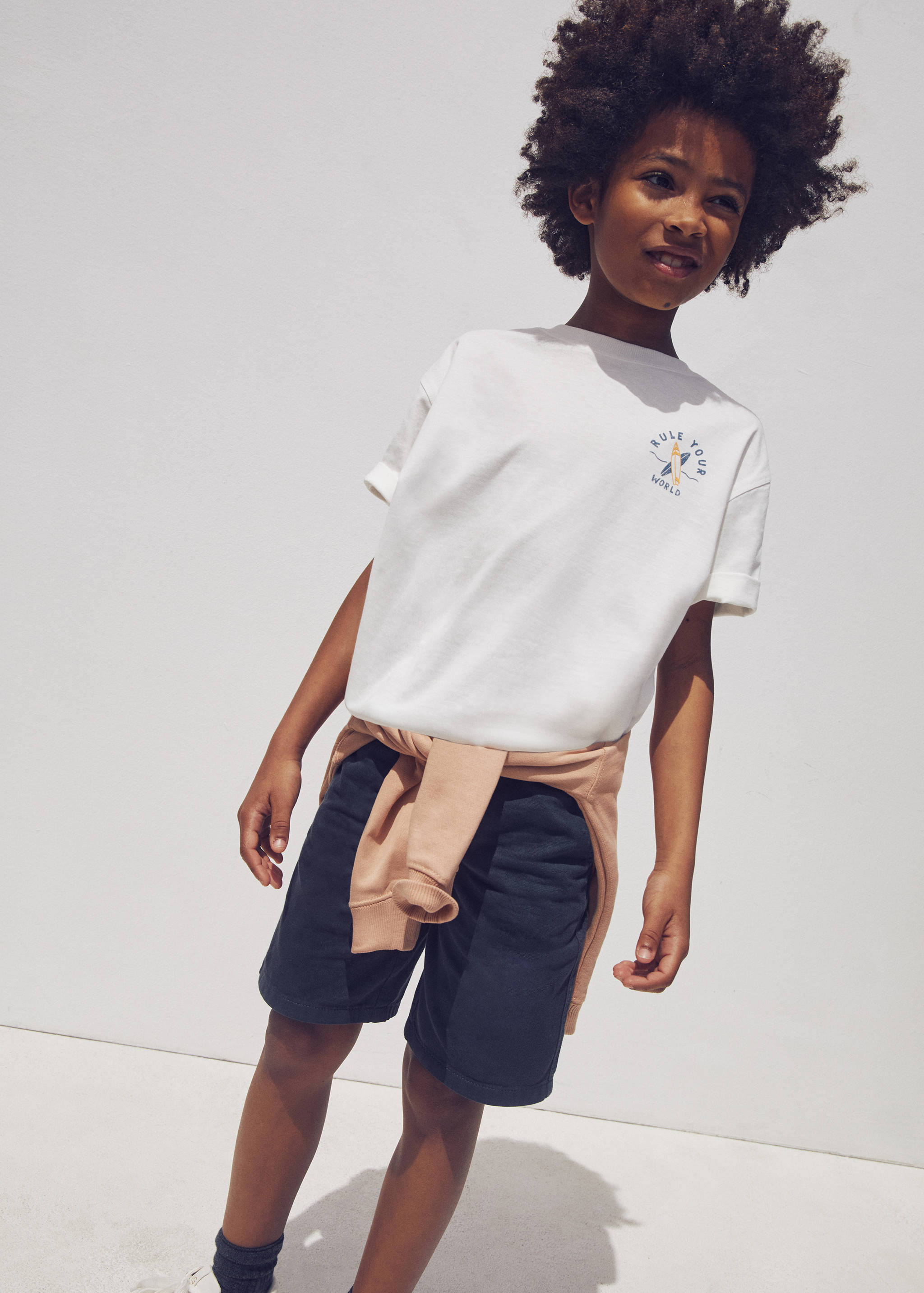 Printed cotton-blend T-shirt - Details of the article 5