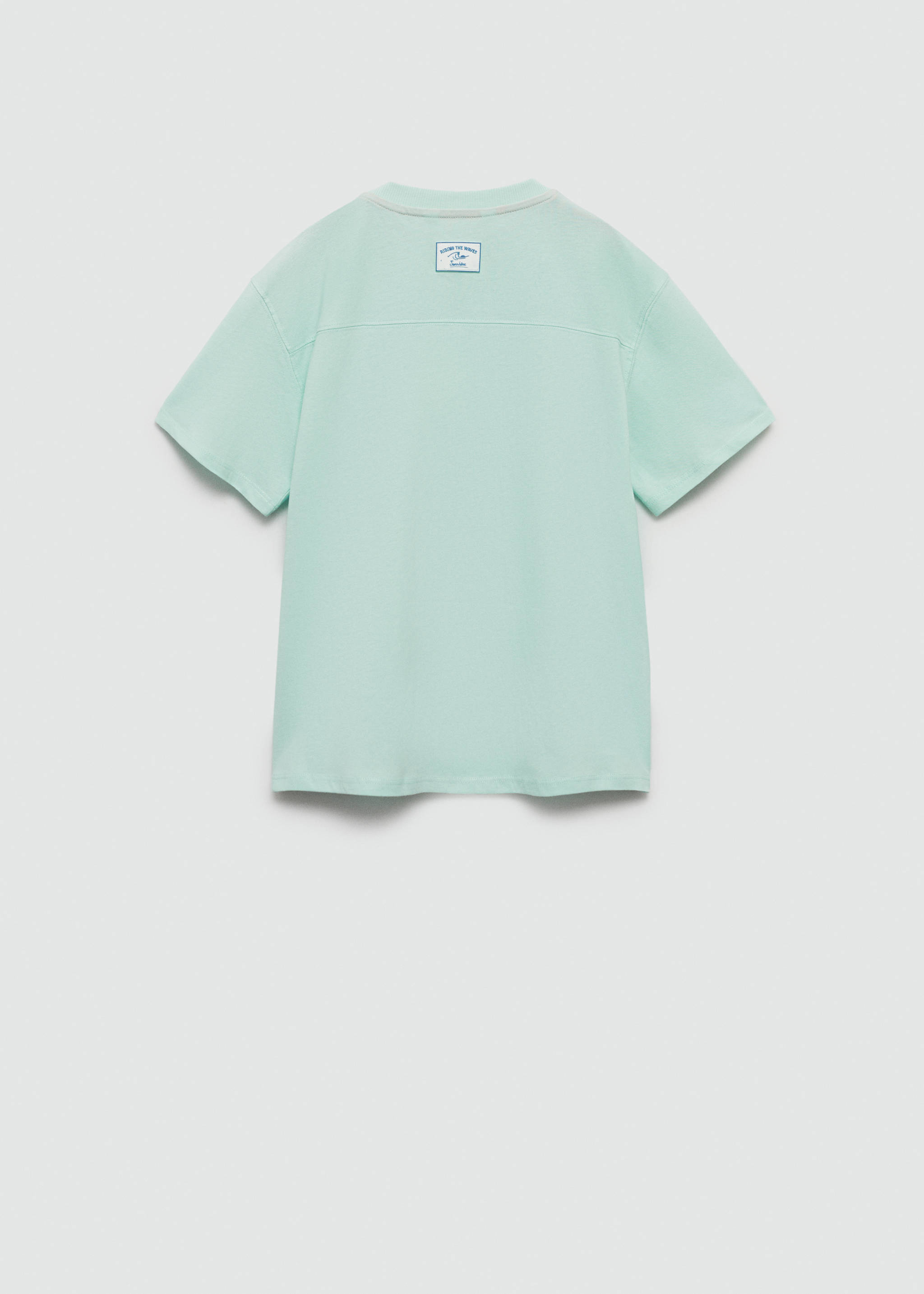 Surf printed t-shirt - Reverse of the article