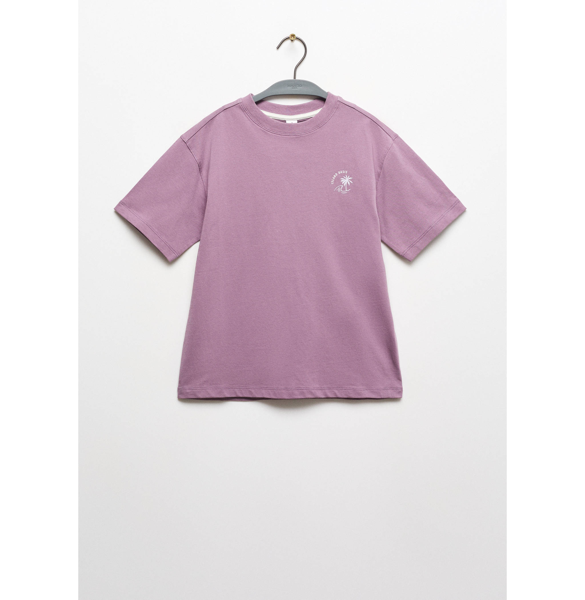 Printed cotton-blend T-shirt - Article without model