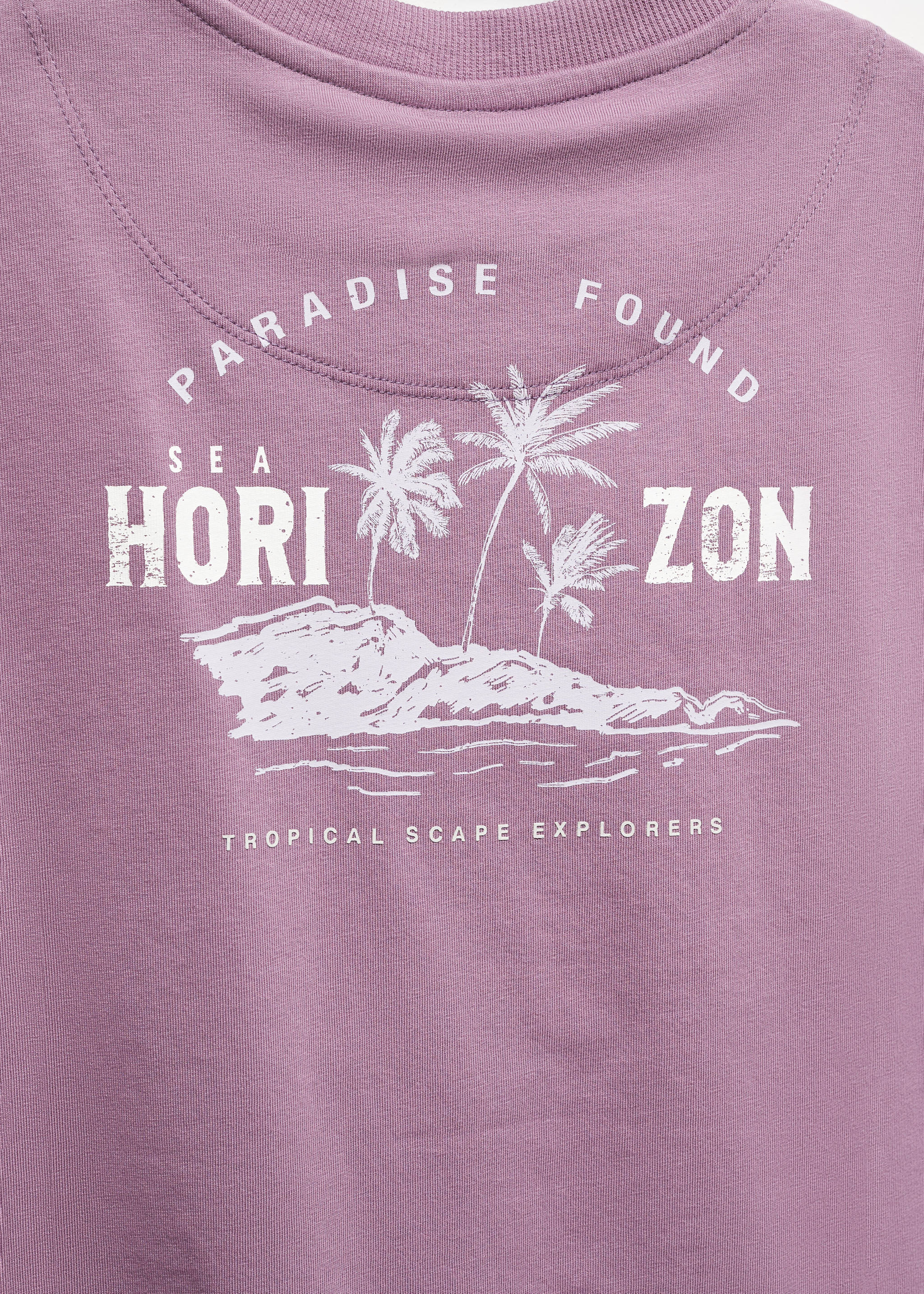 Printed cotton-blend T-shirt - Details of the article 8