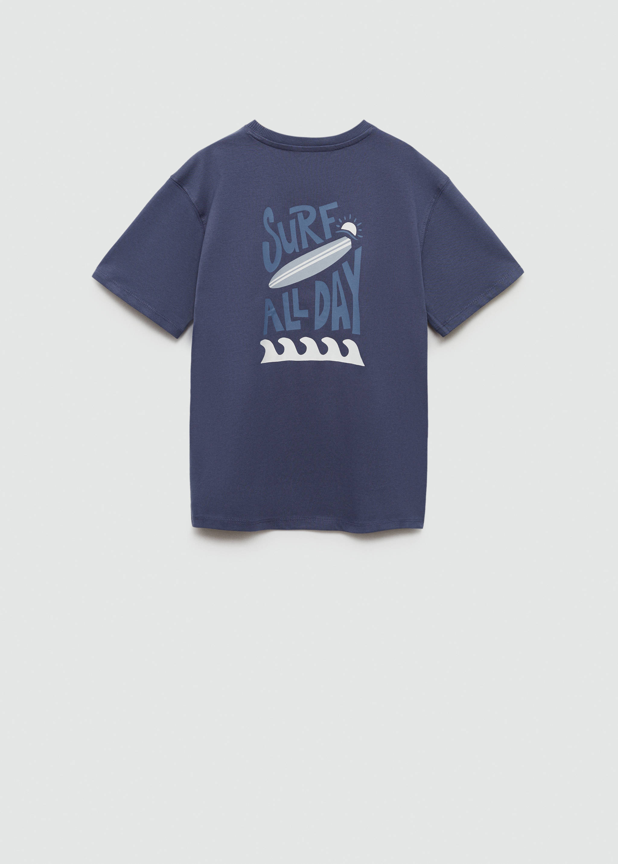 Surf printed t-shirt - Reverse of the article