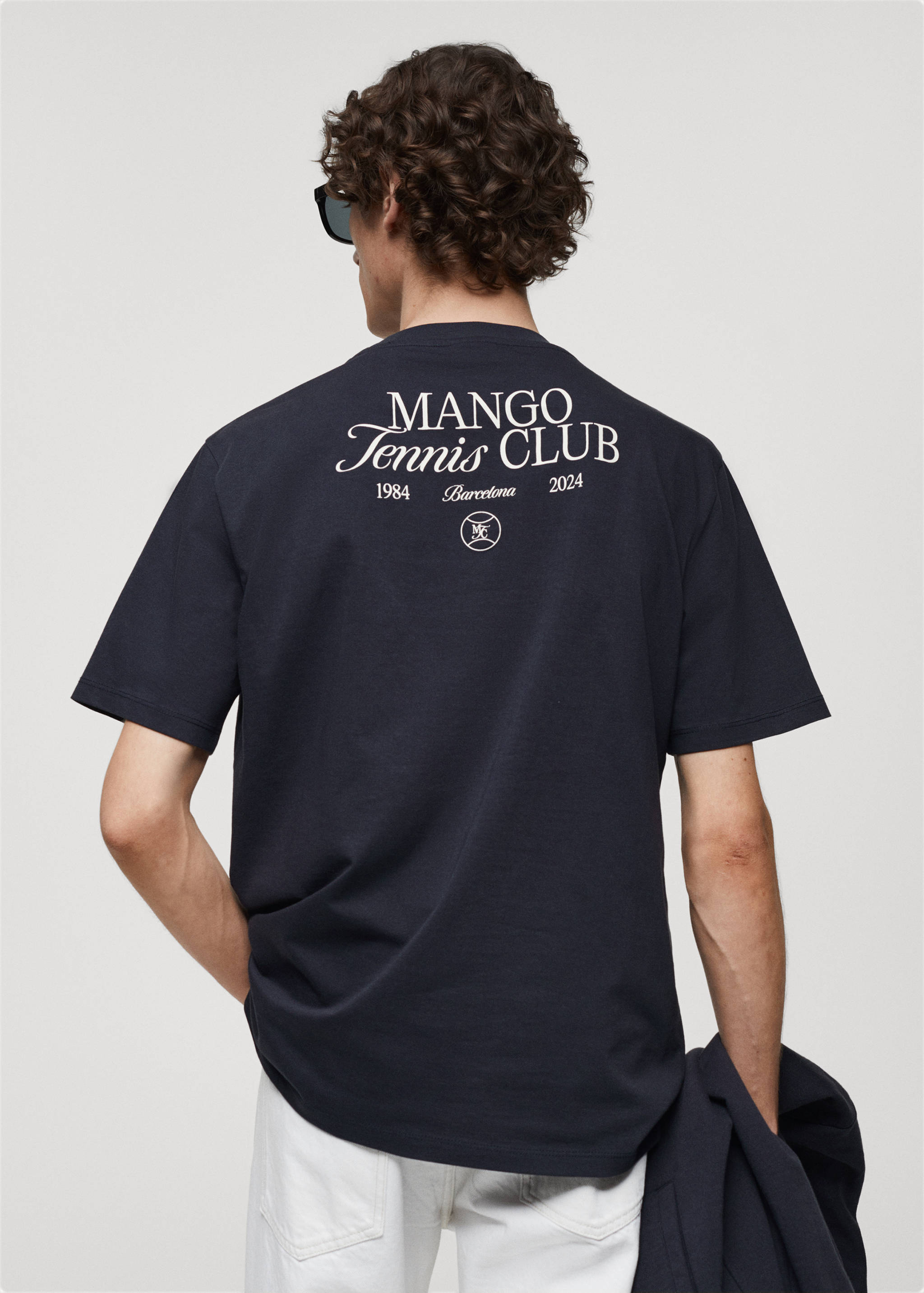Camiseta regular fit algodón estampada - Reverso del artículo