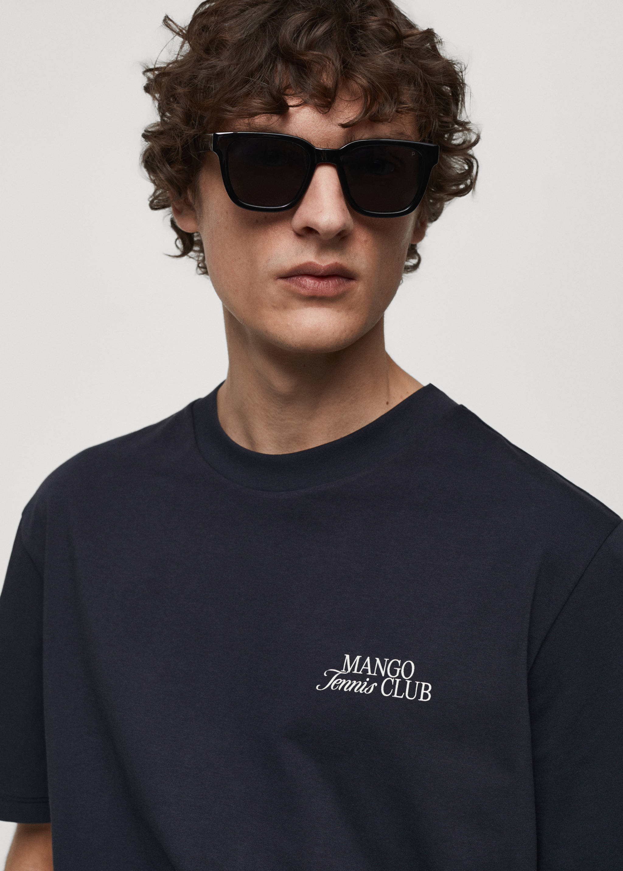 Camiseta regular fit algodón estampada - Detalle del artículo 1