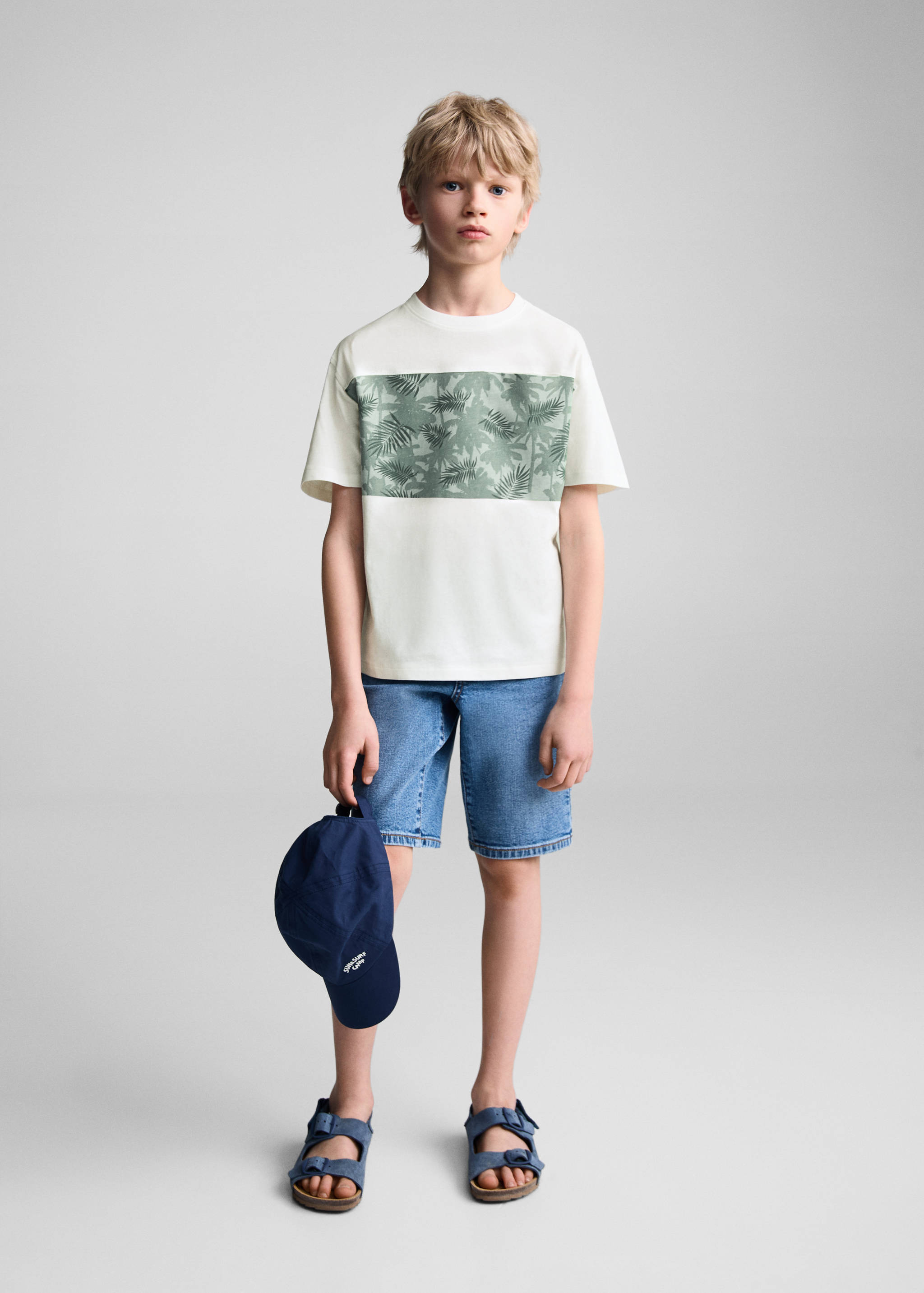 T-shirt coton imprimé - Plan général