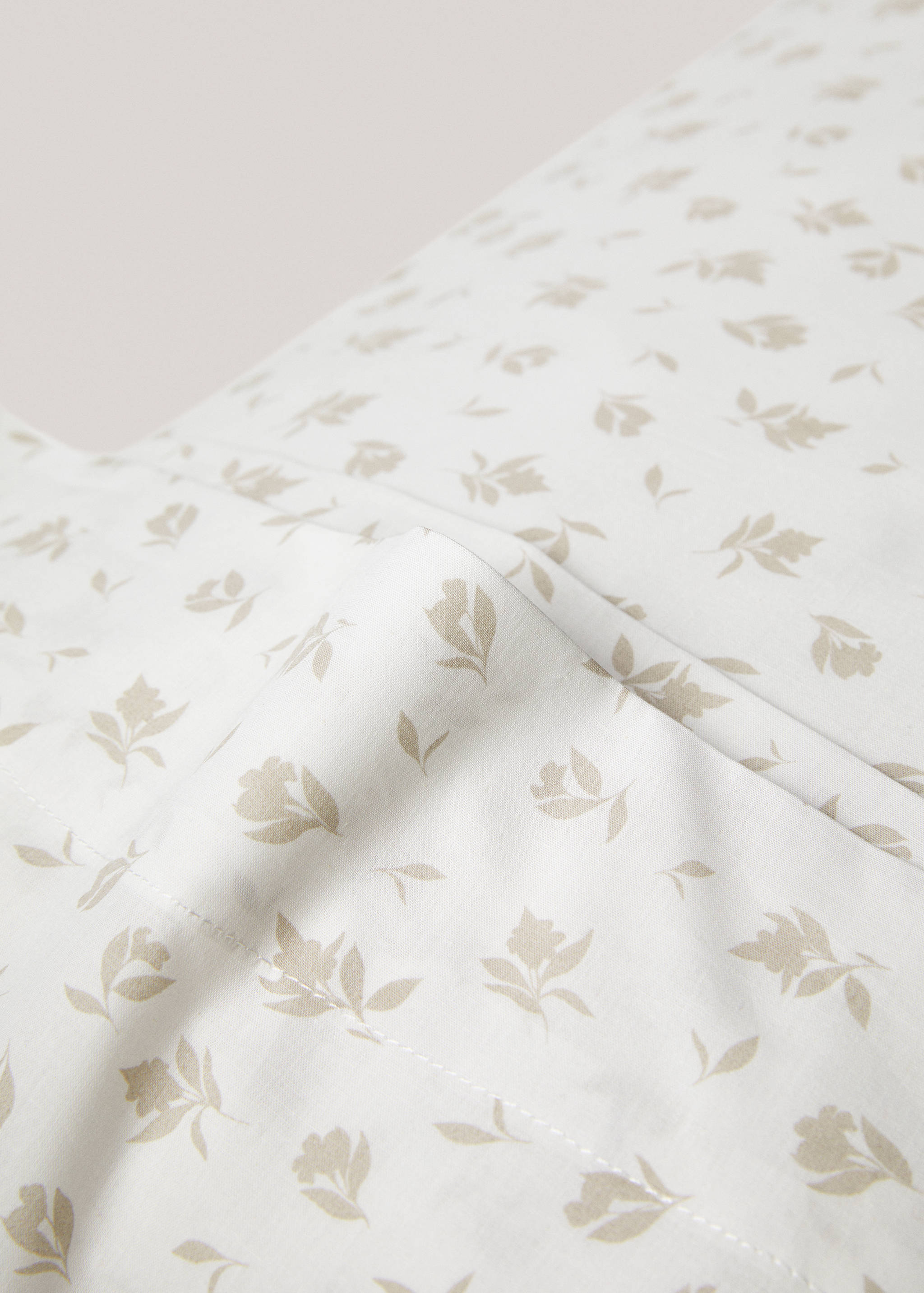 Funda de coixinera cotó disseny floral 45x110cm - Detall de l'article 1