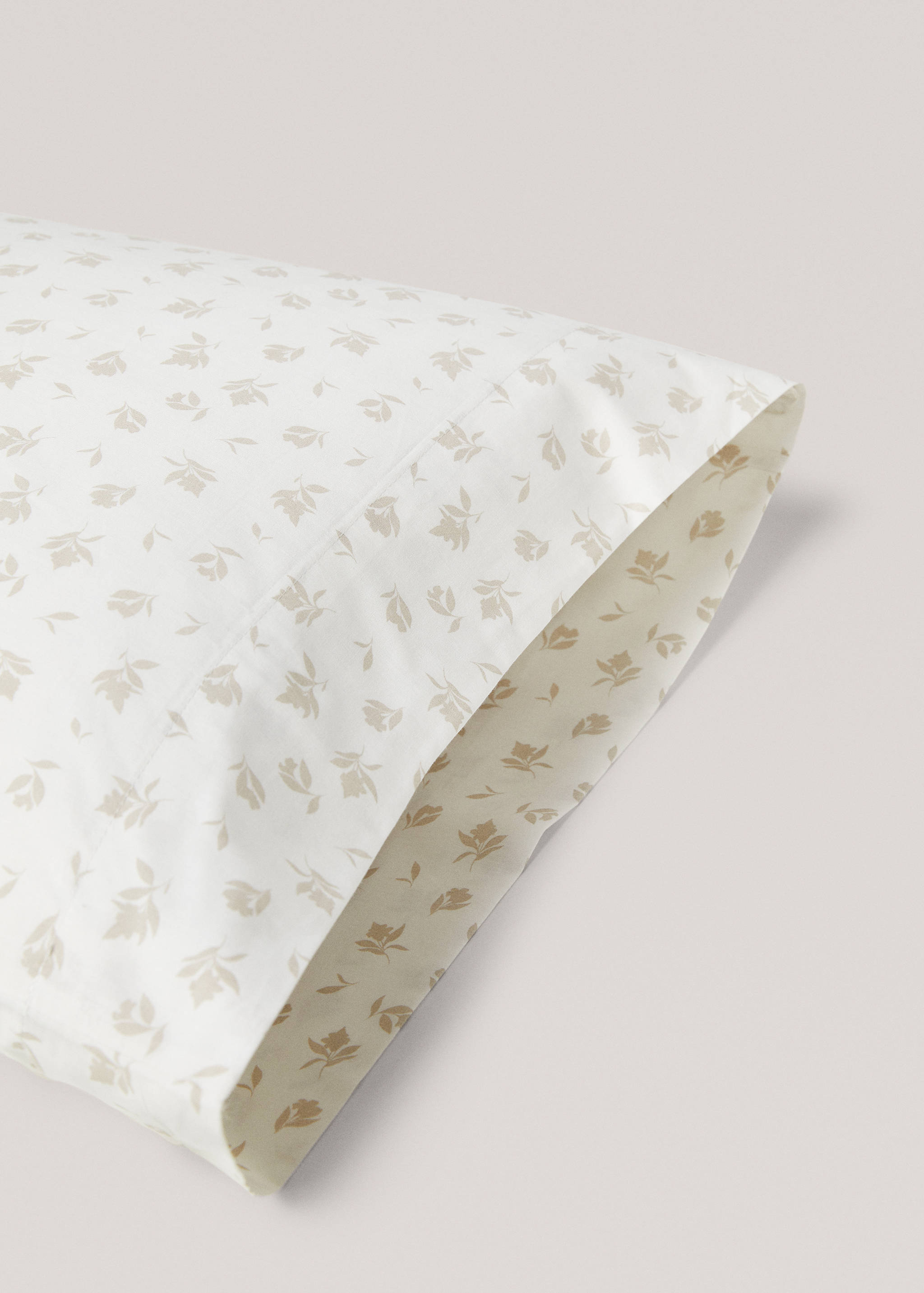 Funda de coixinera cotó disseny floral 45x110cm - Detall de l'article 2