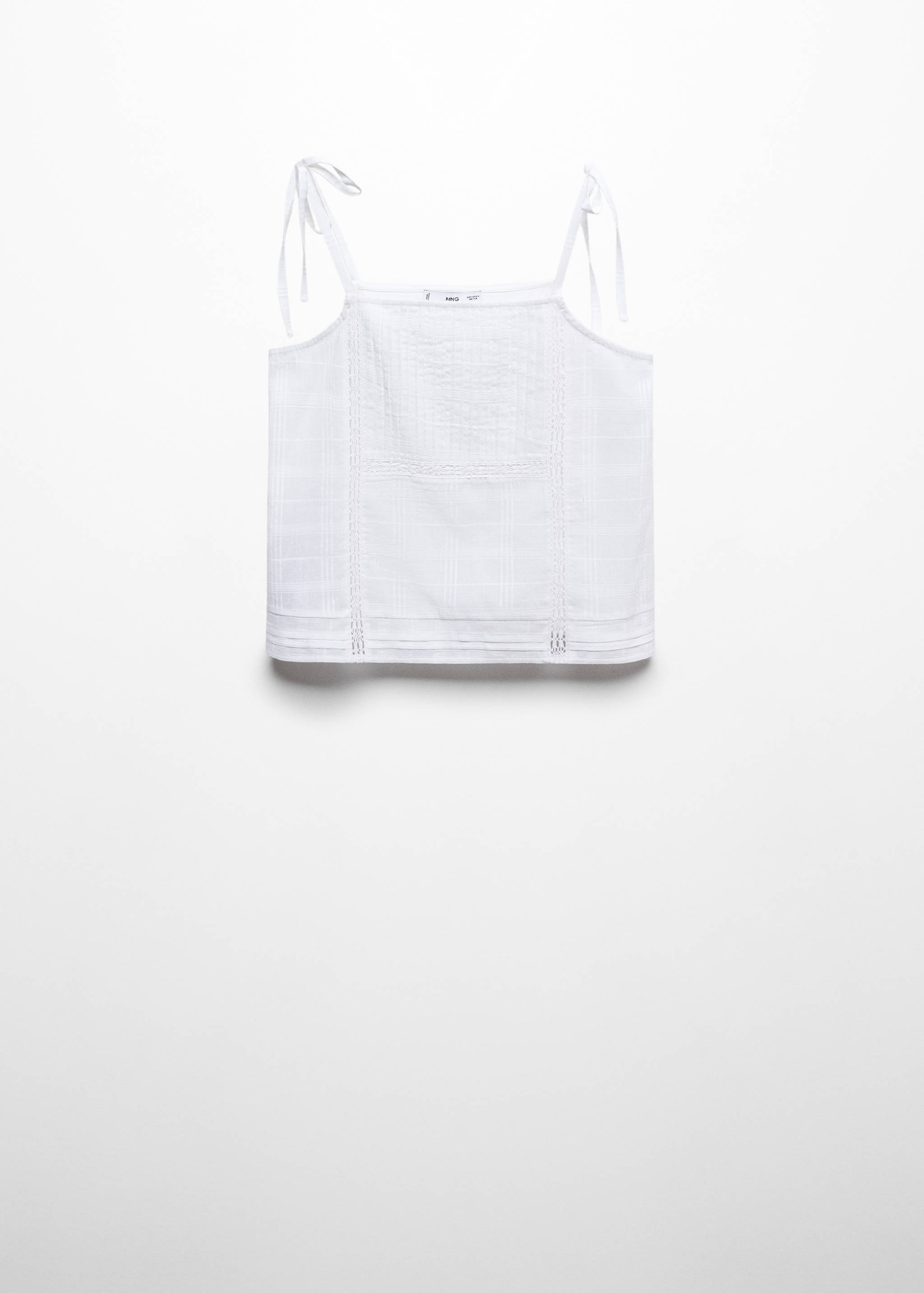 Top bordado algodón - Artículo sin modelo